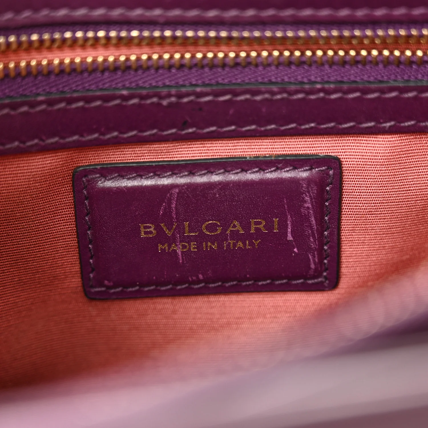 Calfskin Serpenti Forever Shoulder Bag Plum - Image 6
