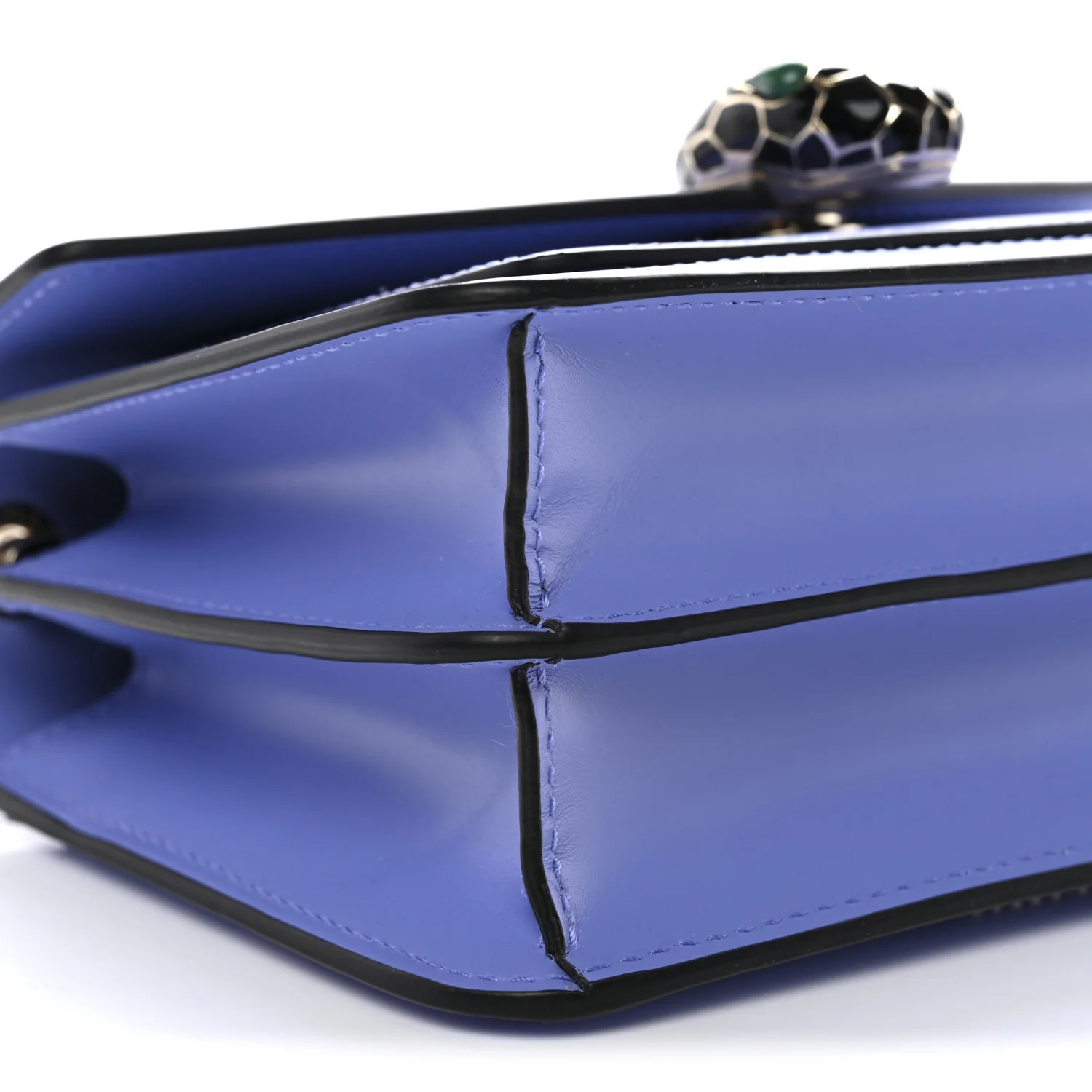 Calfskin Serpenti Forever Small Crossbody Bag Purple - Image 9