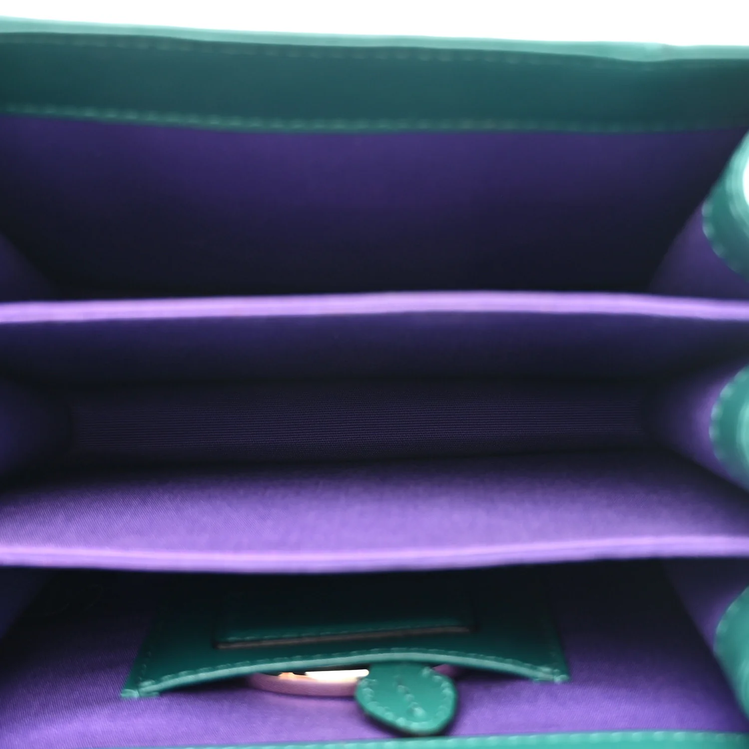 Calfskin Serpenti Forever Top Handle Emerald Green - Image 7