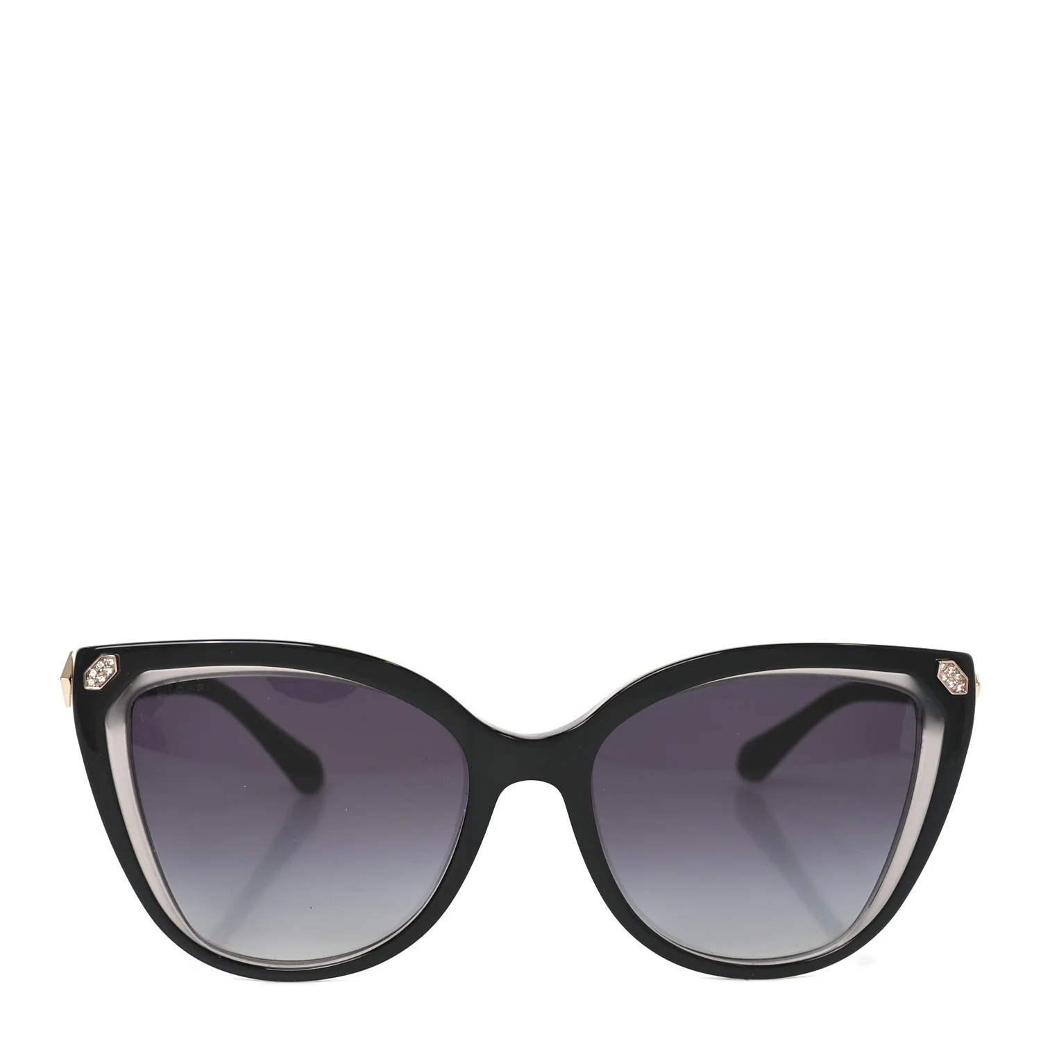 Cat Eye 8212-B Sunglasses Black - Image 2