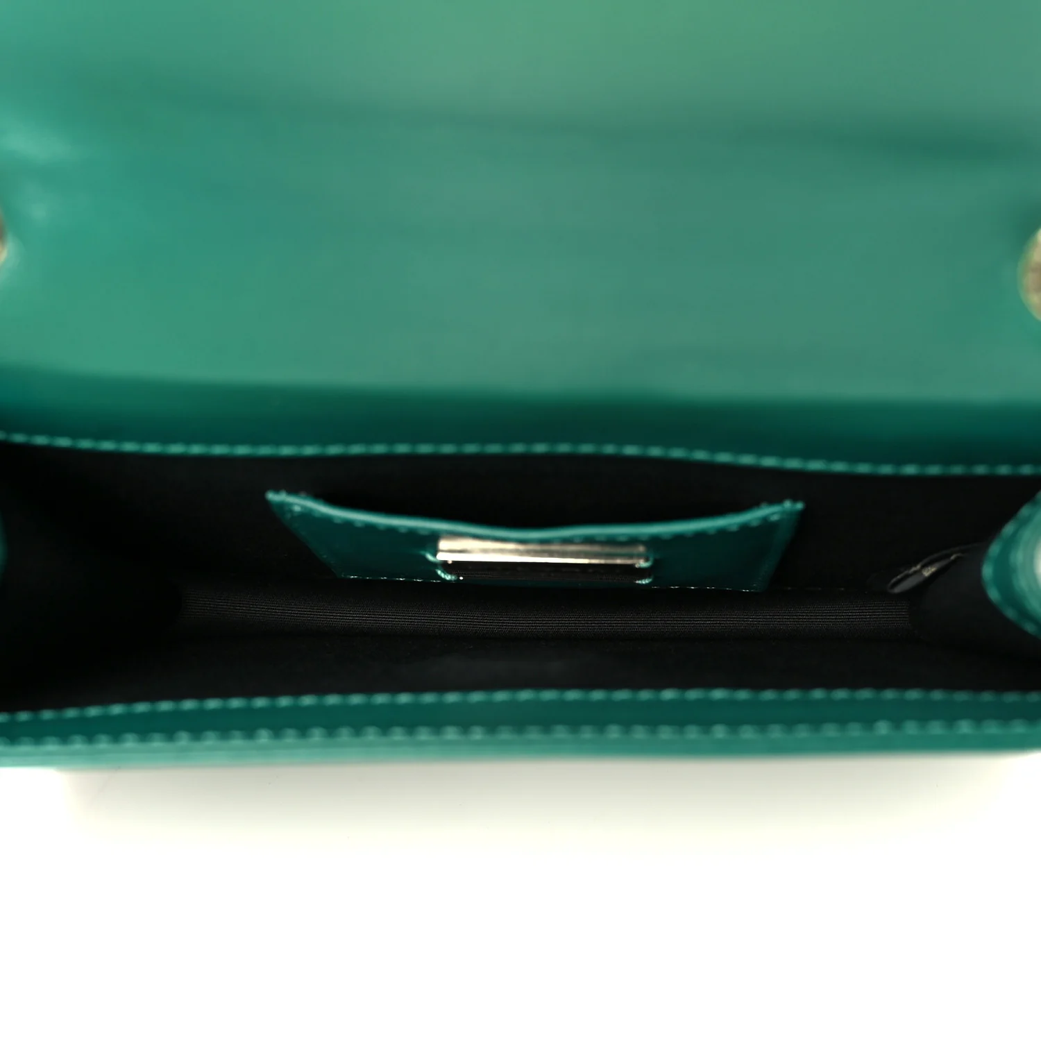 Galuchat Calfskin Serpenti Forever Crossbody Bag Green - Image 6