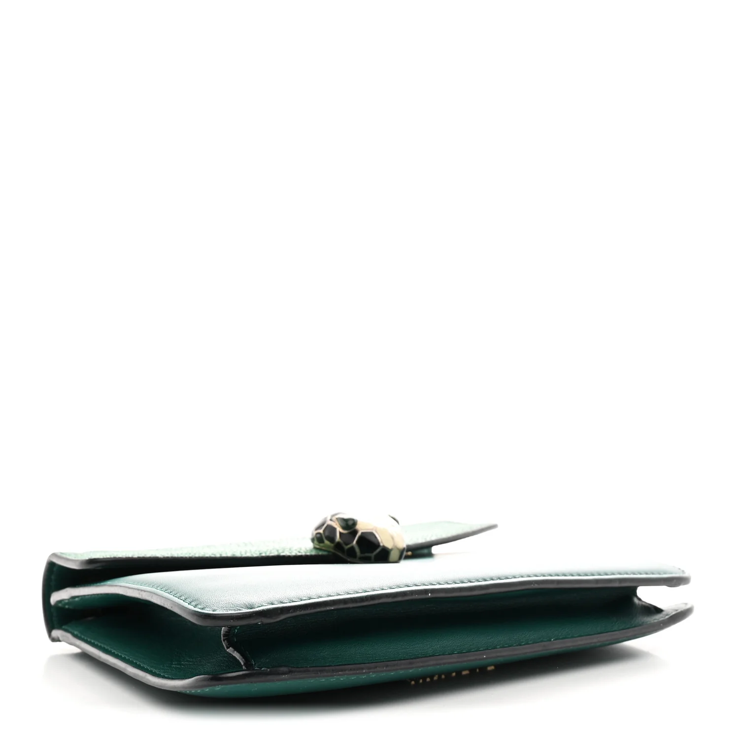 Galuchat Calfskin Serpenti Forever Crossbody Bag Green - Image 5