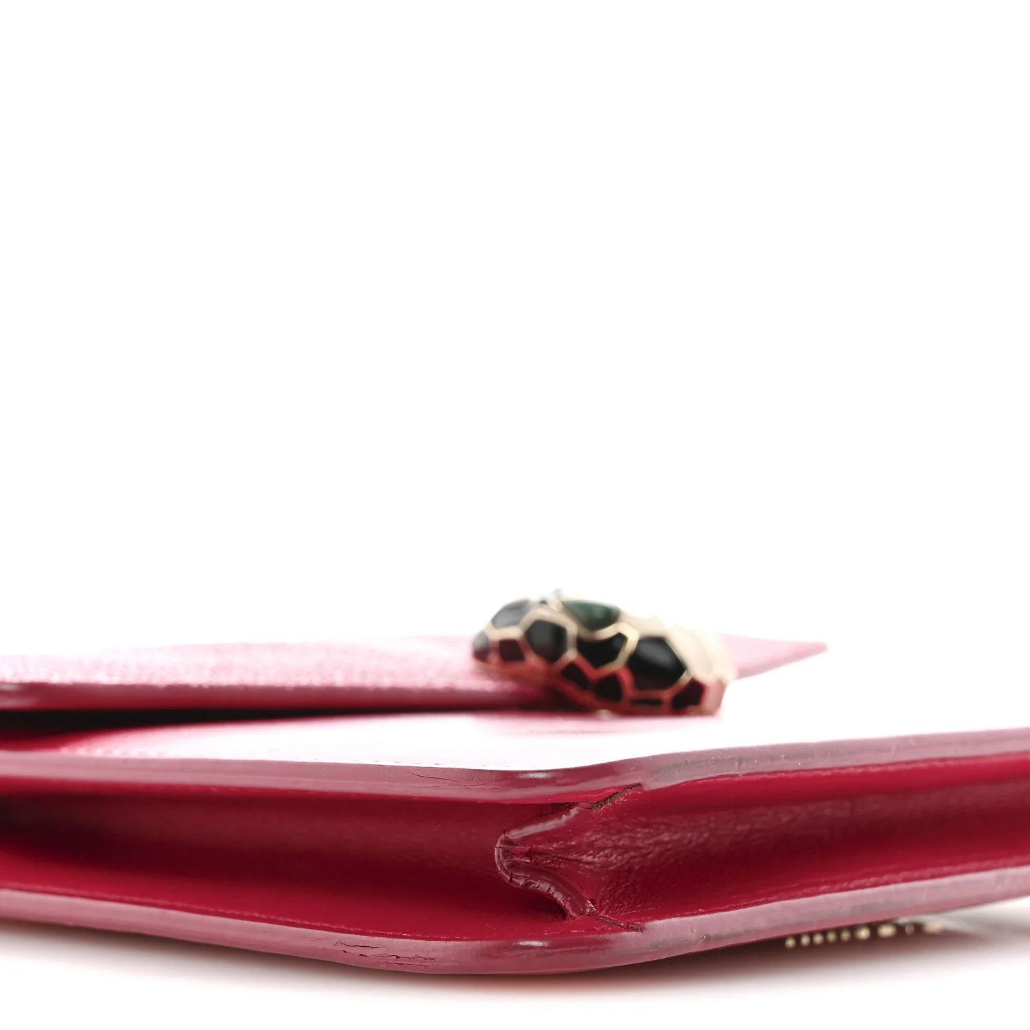 Galuchat Calfskin Serpenti Forever Crossbody Bag Pink - Image 10