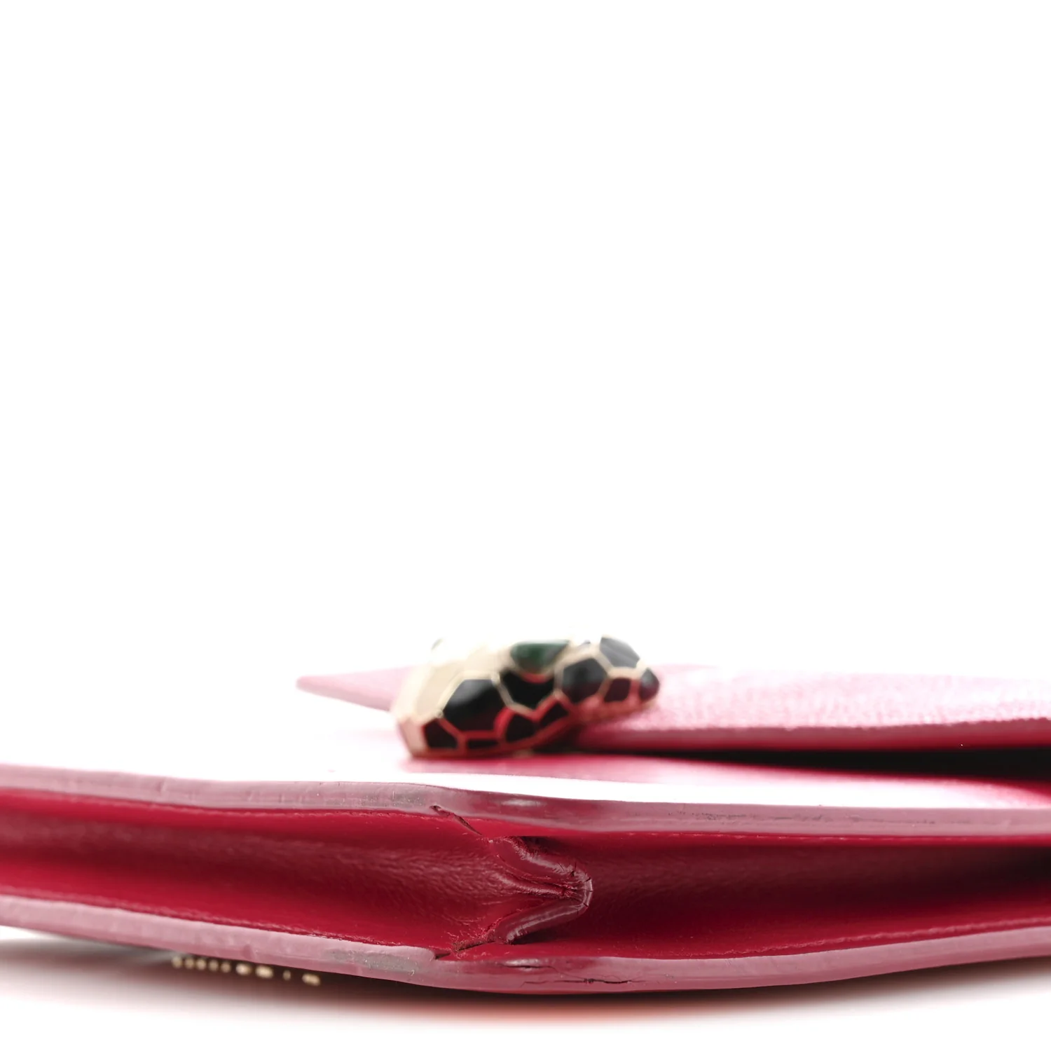 Galuchat Calfskin Serpenti Forever Crossbody Bag Pink - Image 11