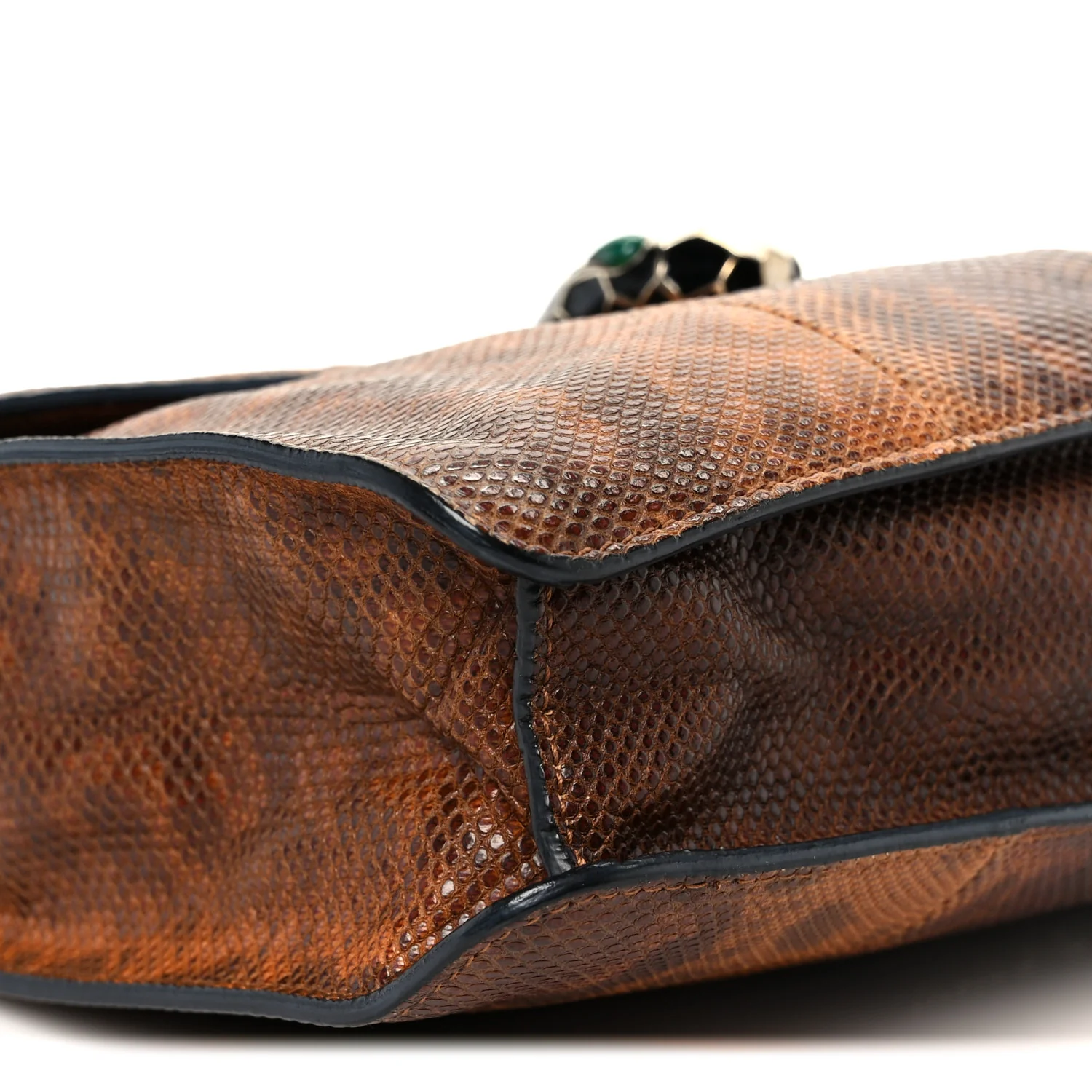 Karung Serpenti Forever Medium Shoulder Bag Brown - Image 10