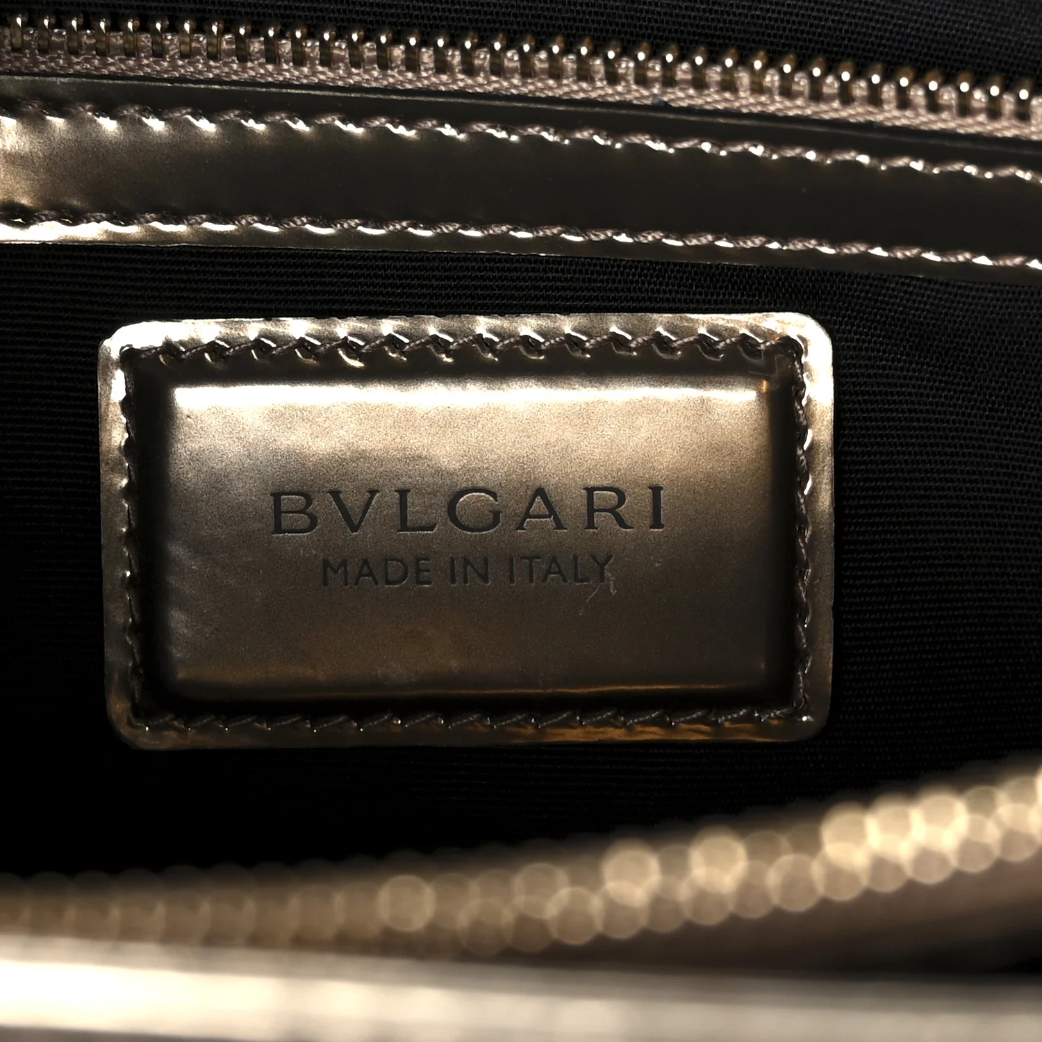 Metallic Calfskin Serpenti Forever Crossbody Bag Bronze - Image 6