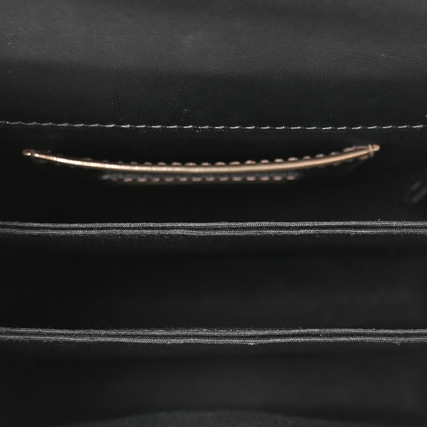 Metallic Calfskin Serpenti Forever Top Handle Gold - Image 6