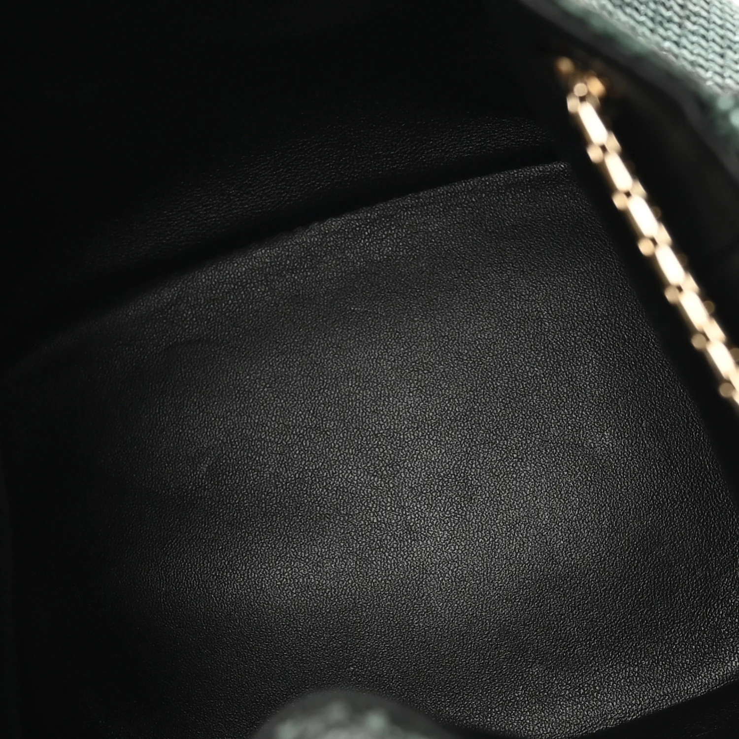 Metallic Karung Serpenti Forever Bucket Bag Emerald Green - Image 9