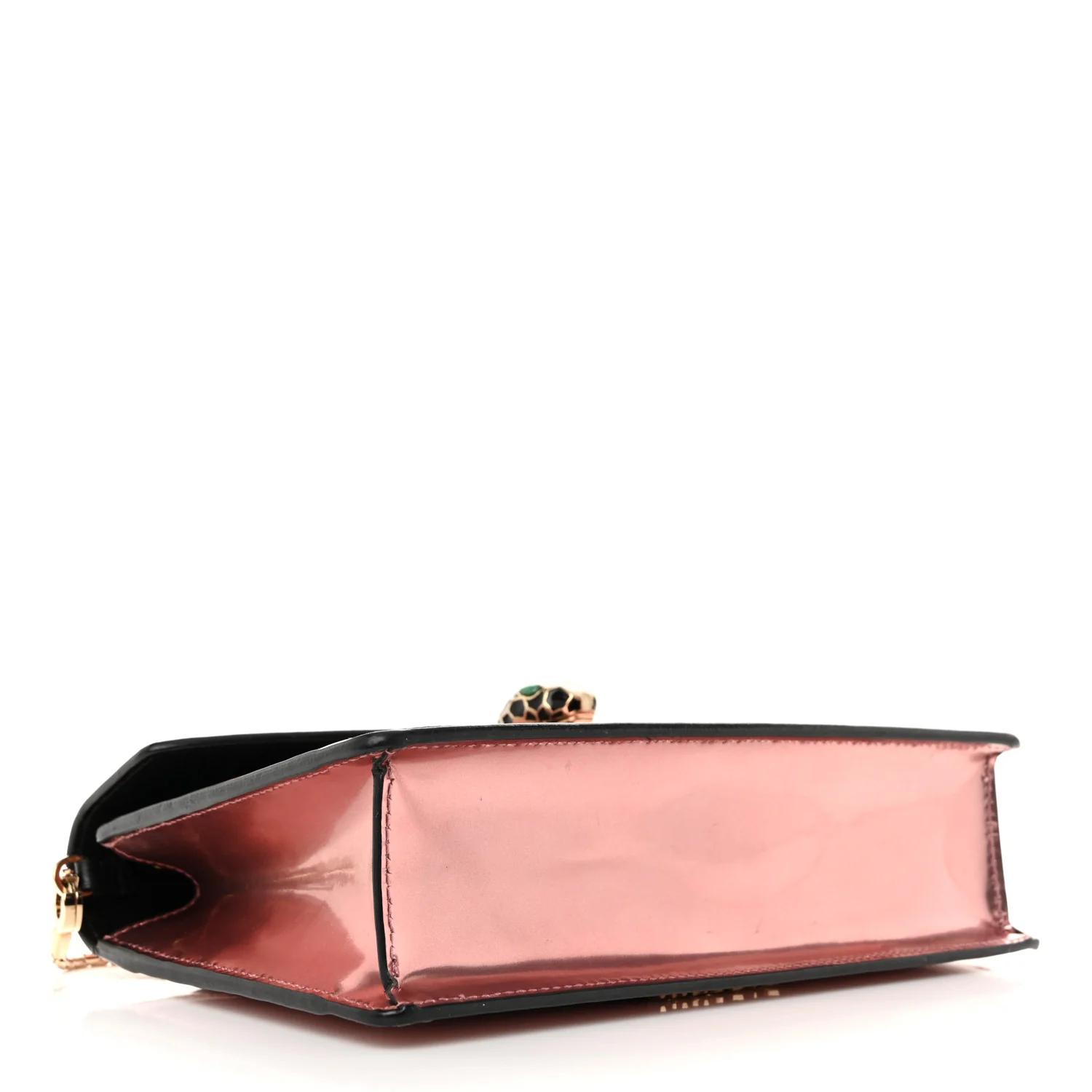 Metallic Serpenti Forever Chain Wallet Rose Quartz - Image 5