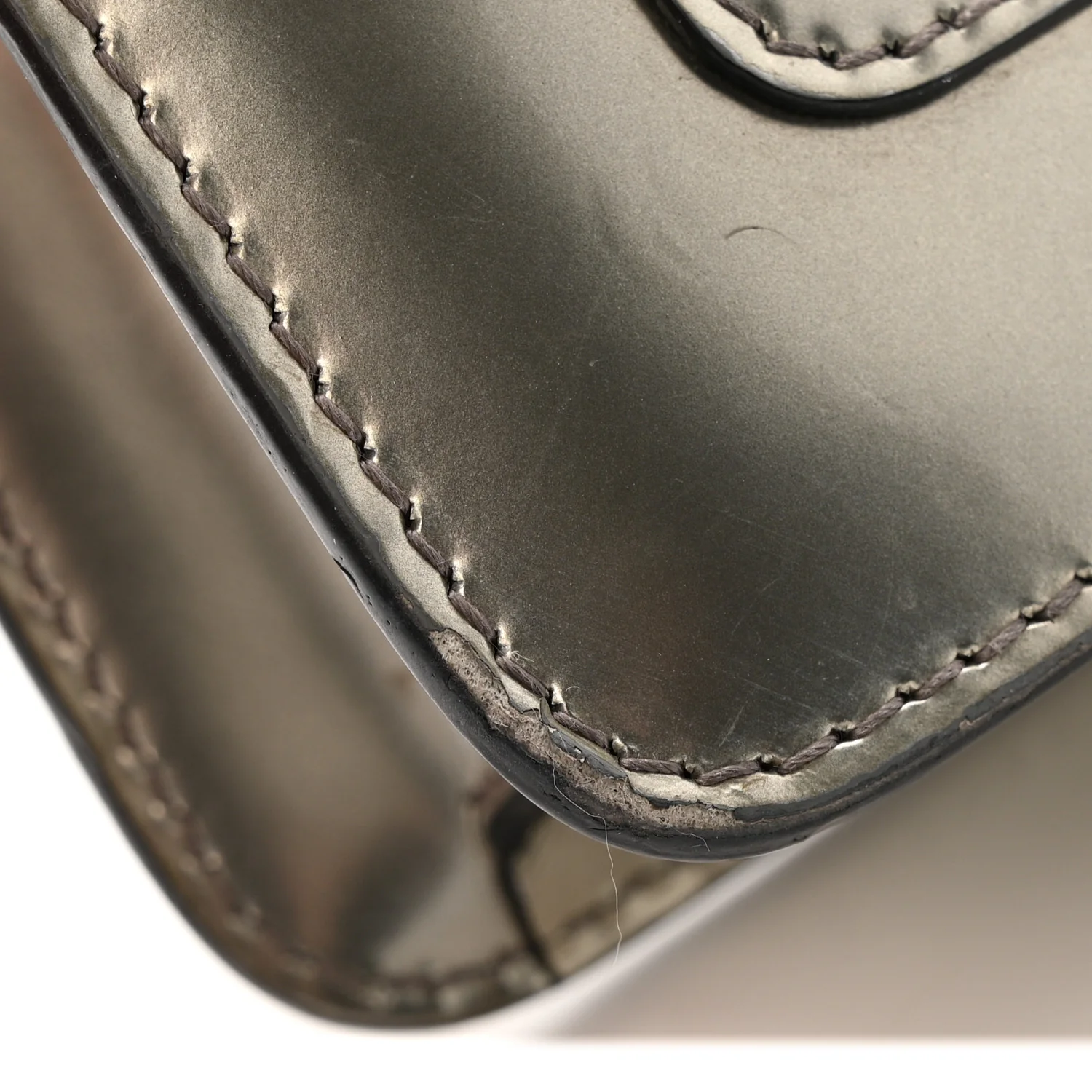 Metallic Serpenti Forever Small Shoulder Bag Silver - Image 11