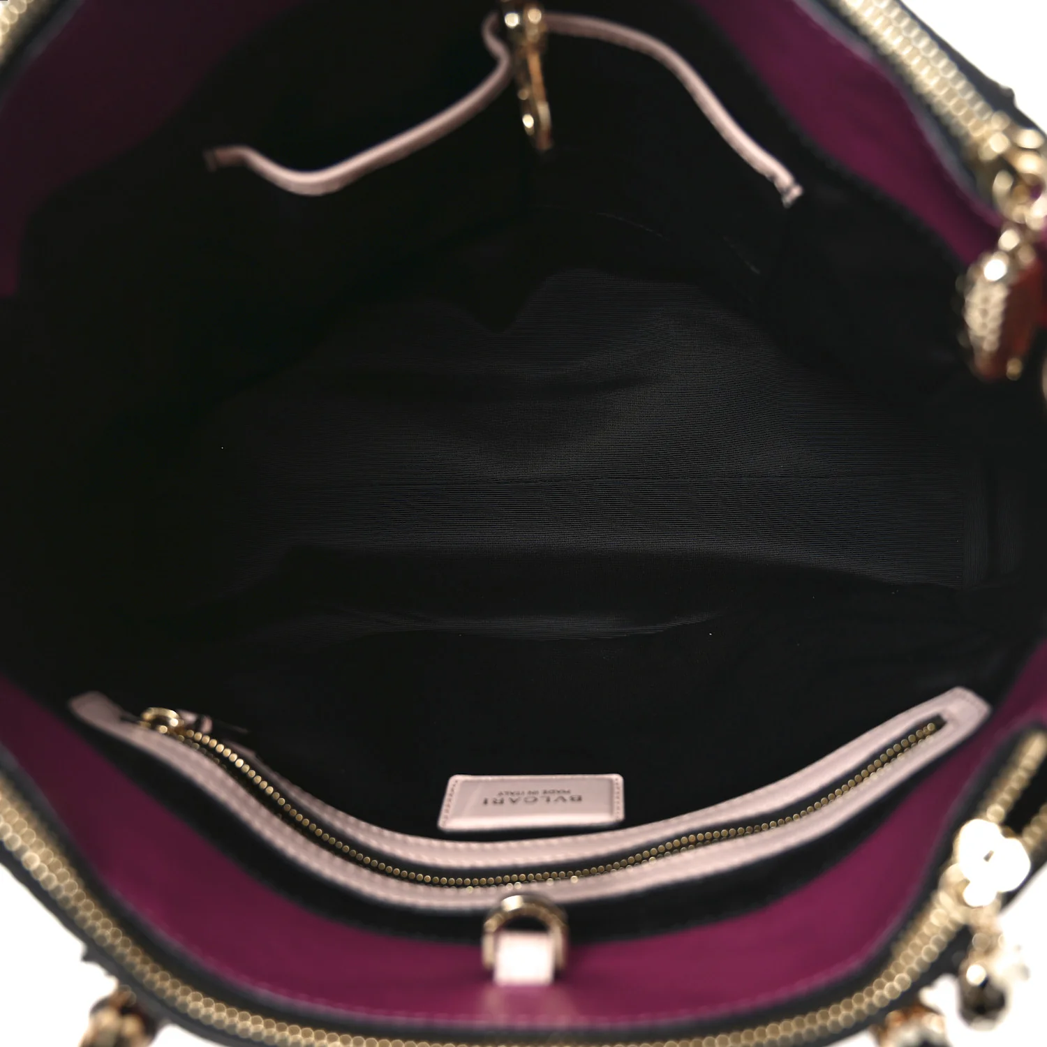 Nappa Karung Serpenti Top Handle Tote Pink Multicolor - Image 5