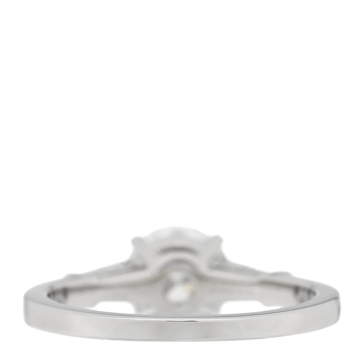 Platinum Diamond 1.25ct Three Stone Engagement Ring 51 5.75 - Image 3