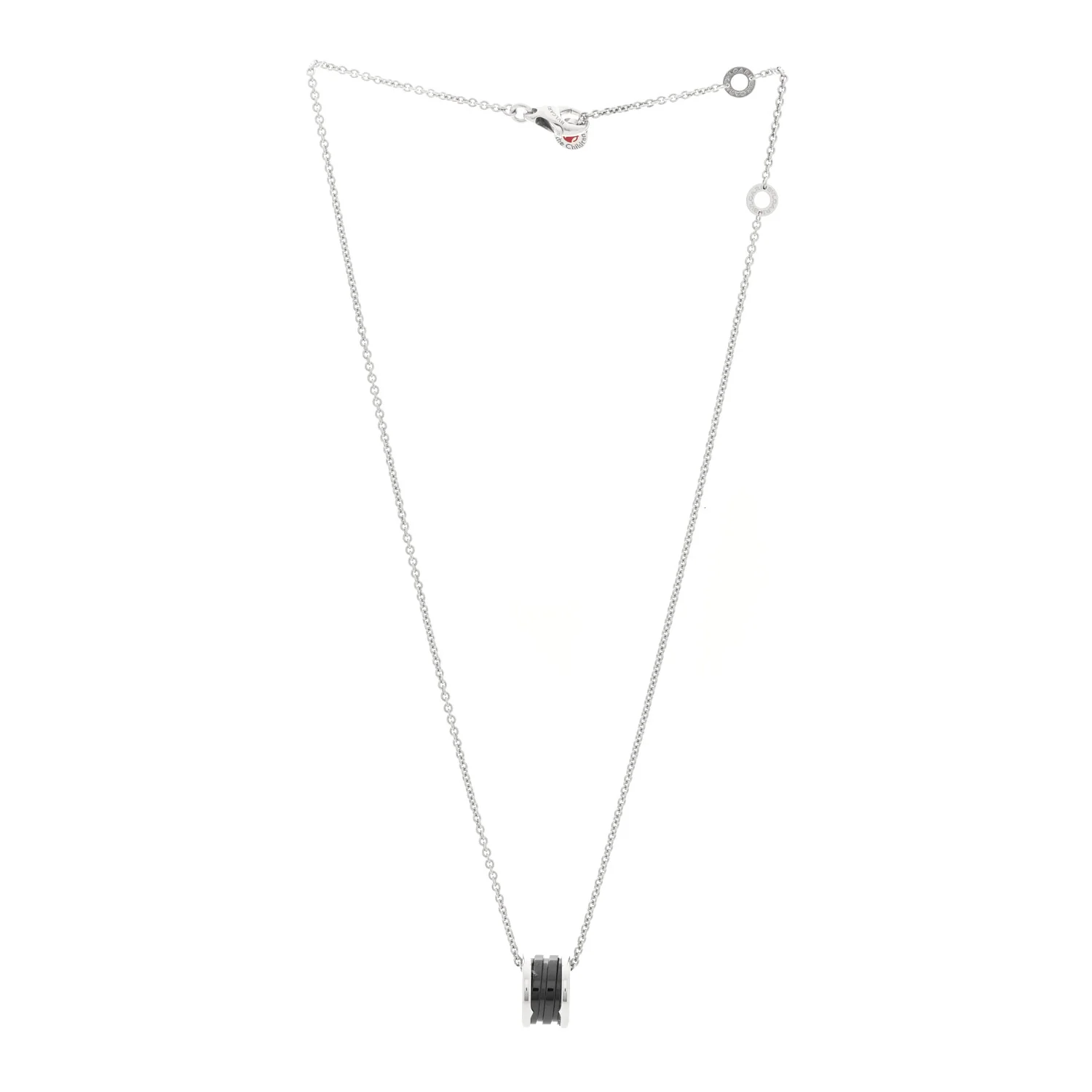 Sterling Silver Ceramic Save The Children Pendant Necklace - Image 3