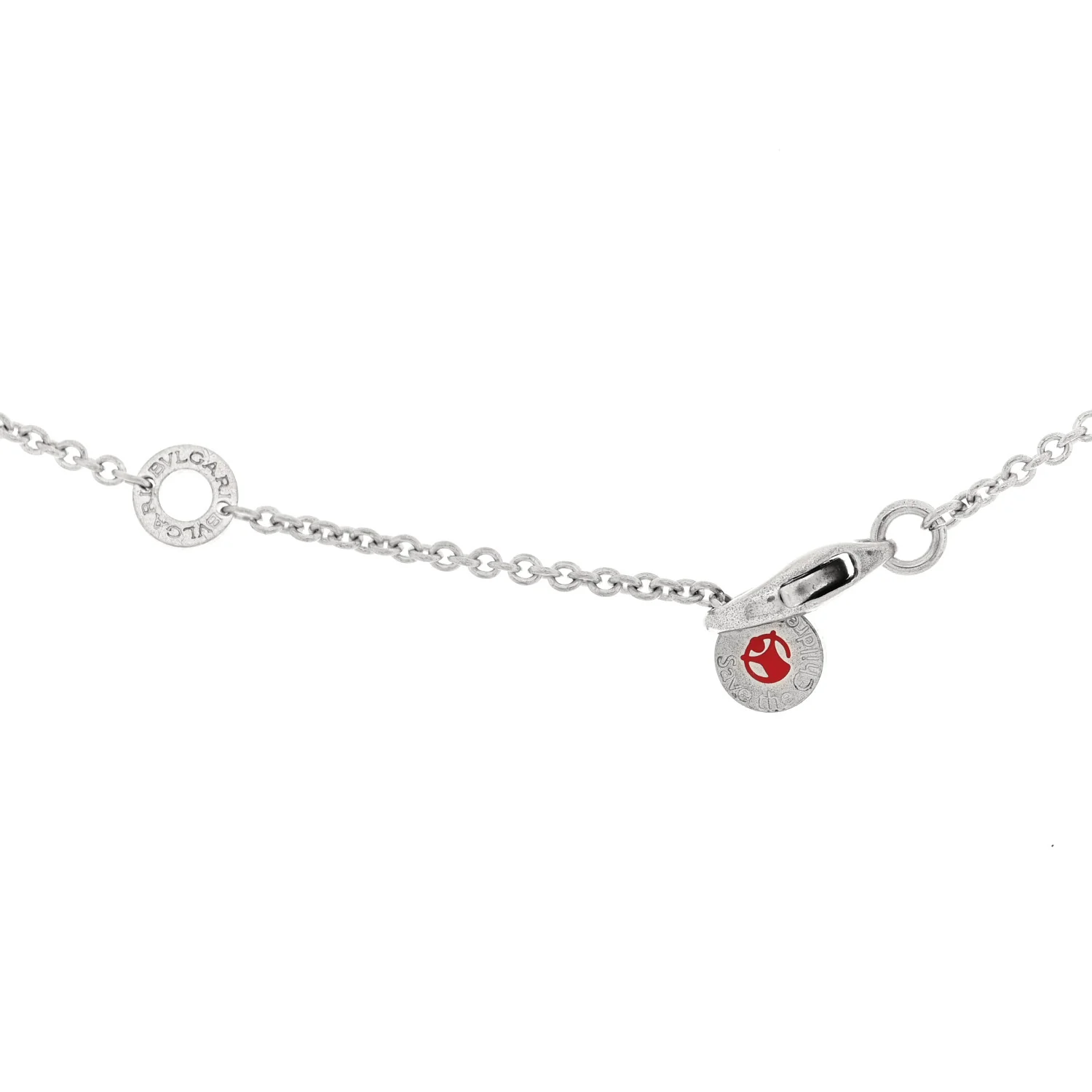 Sterling Silver Ceramic Save The Children Pendant Necklace - Image 5