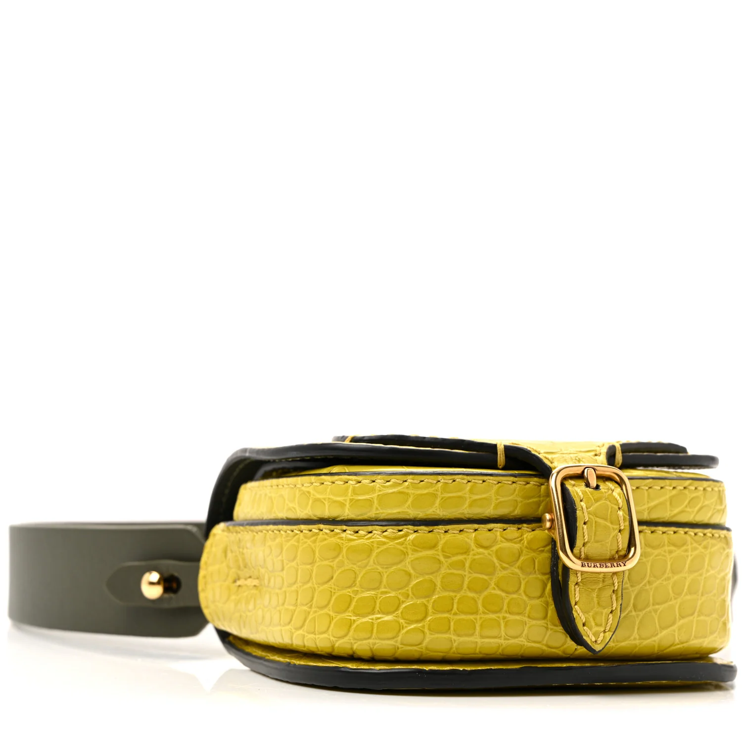 Alligator Bridle Micro Satchel Lime - Image 9