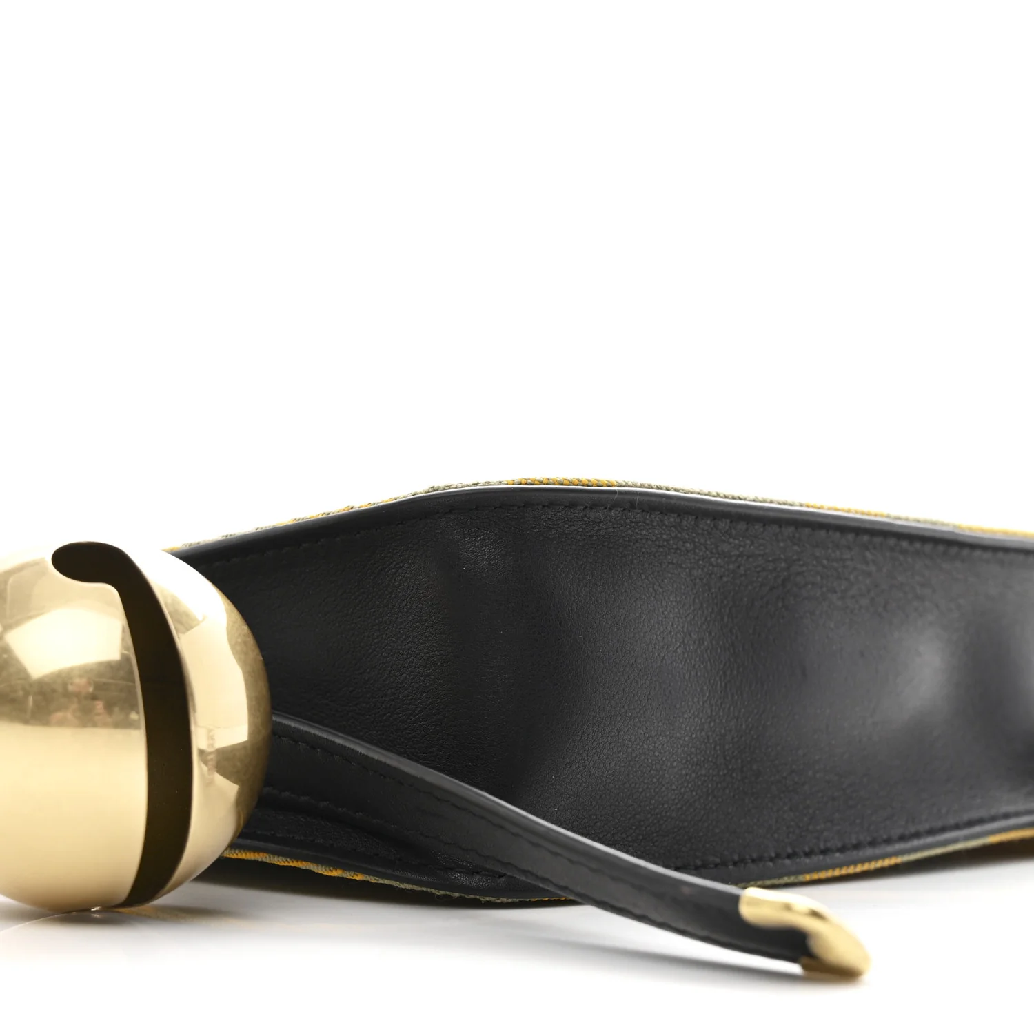 Calfskin Check Mini Shield Sling Bag Hunter - Image 9