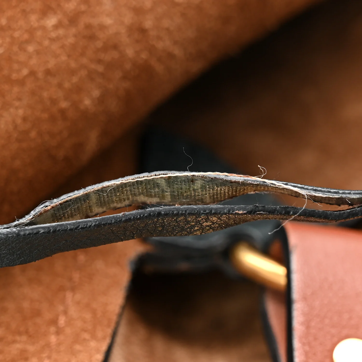 Calfskin Grommet Detail Tote Dark Emerald - Image 25