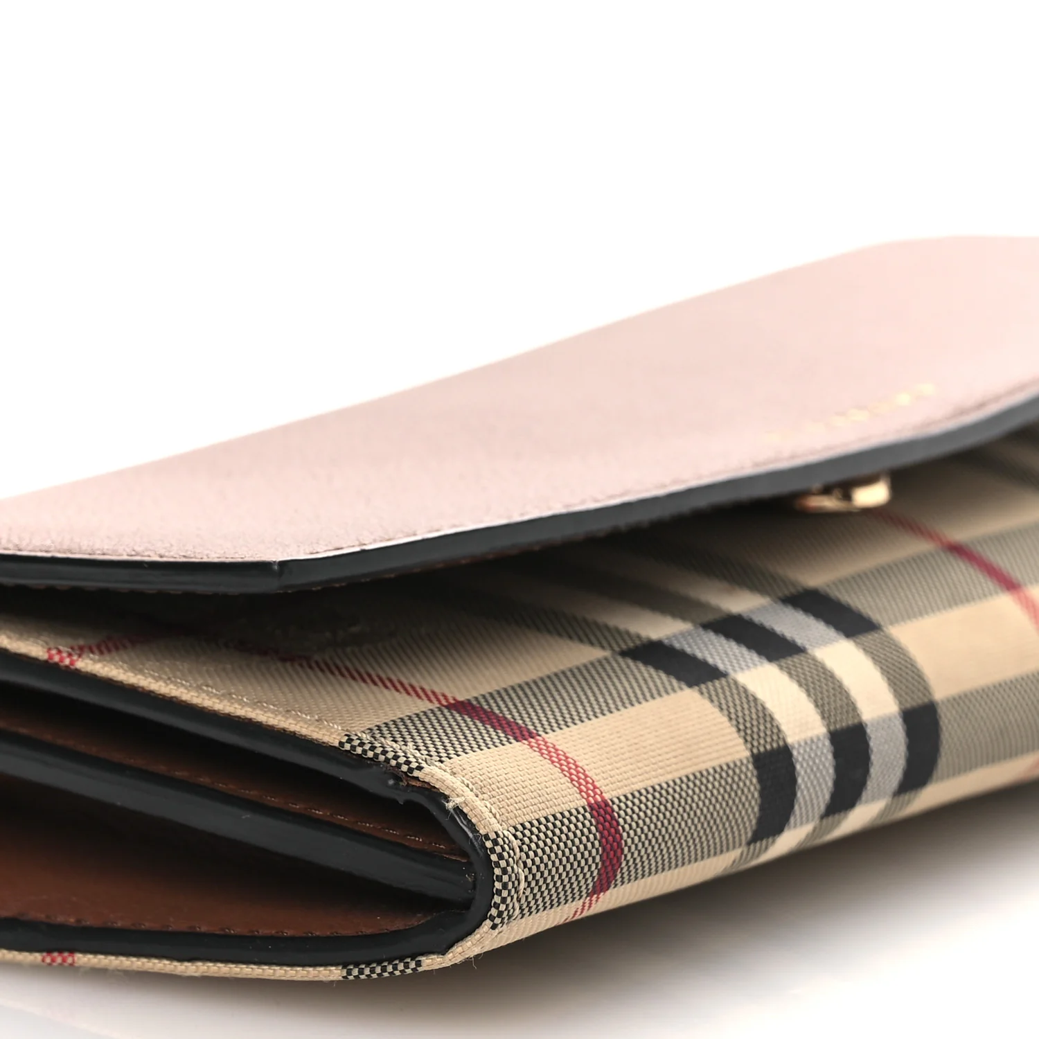 Calfskin Horseferry Check Henley Wallet On Chain Tan - Image 10