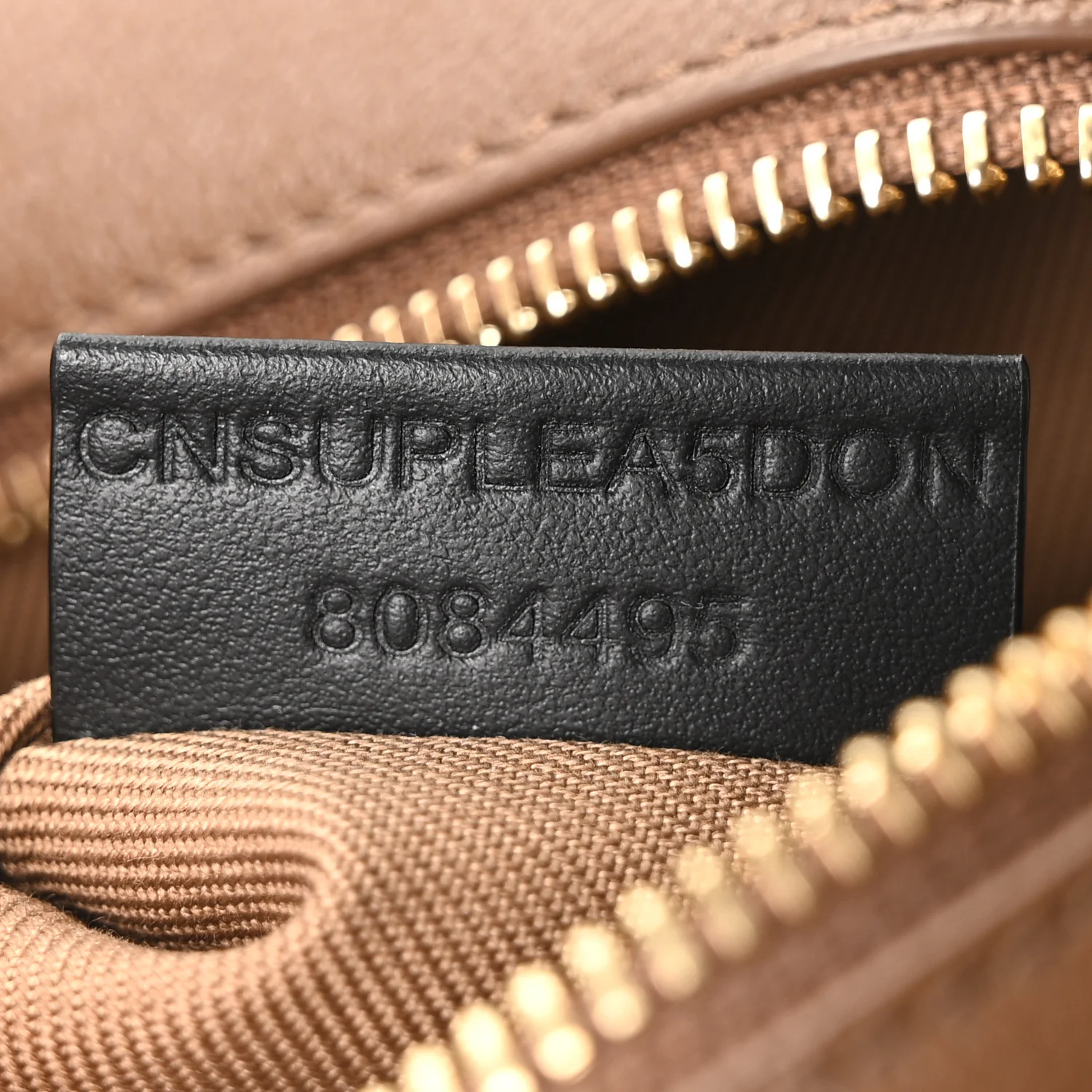 Calfskin House Check Camera Bag Earth - Image 8