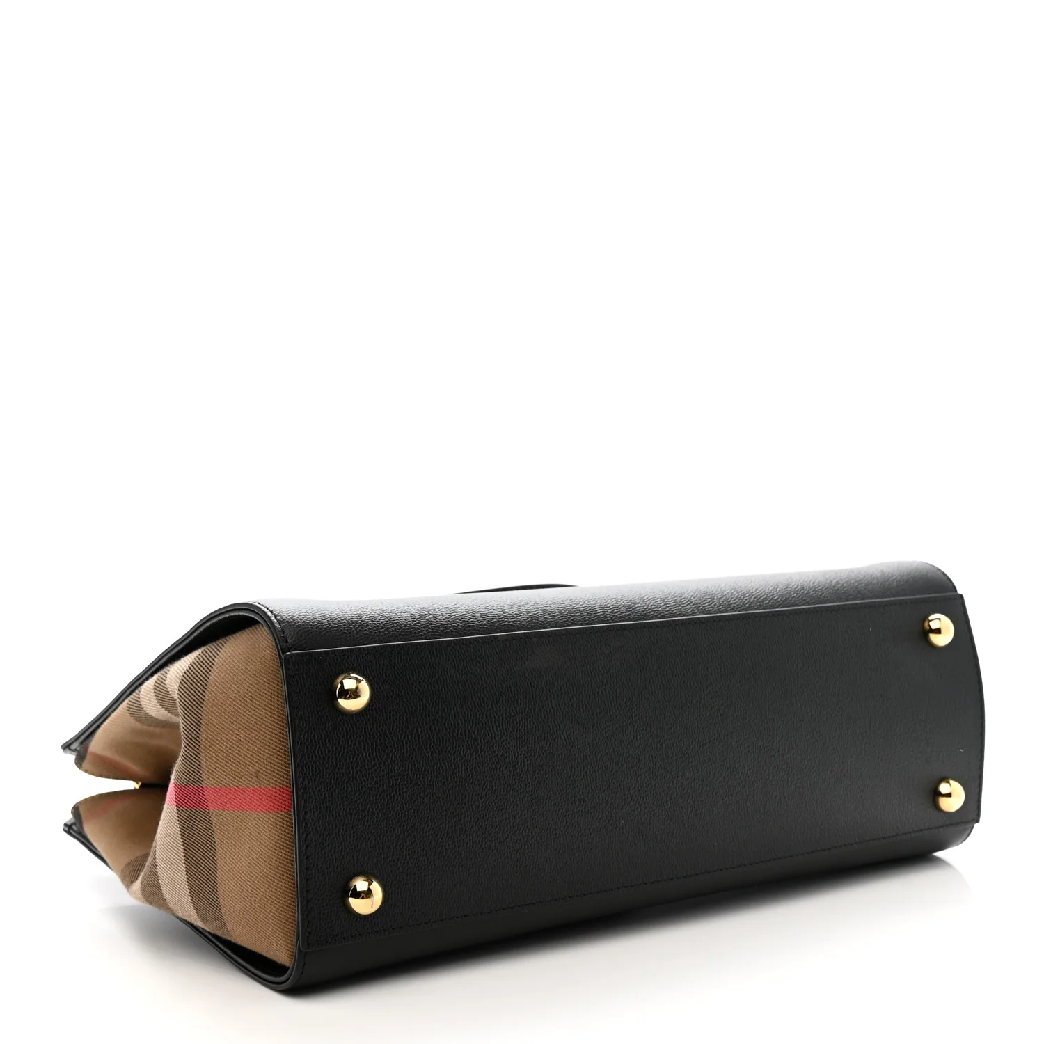 Calfskin Mega Check Small Banwell Tote Black - Image 4