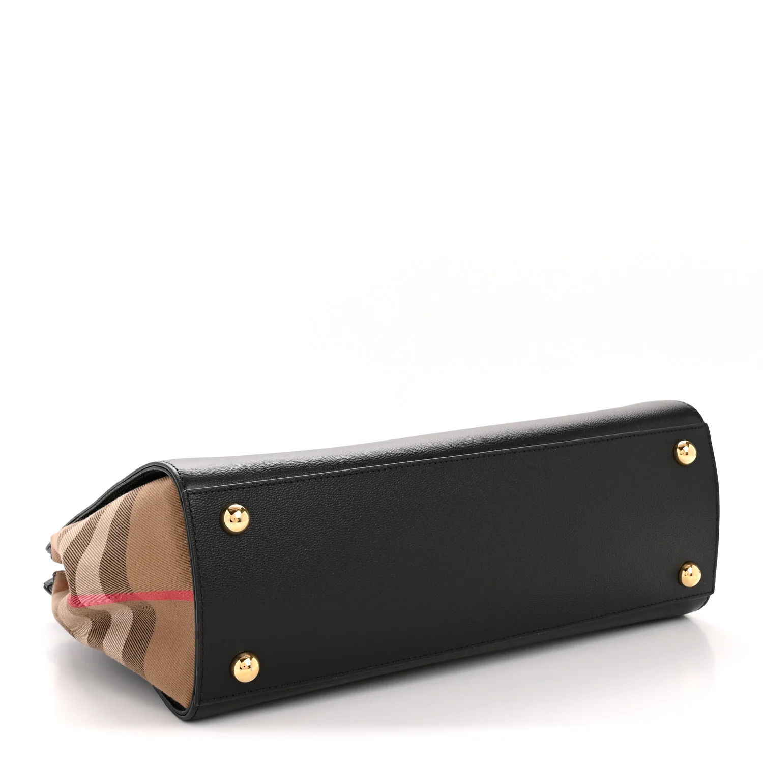 Calfskin Mega Check Small Banwell Tote Black - Image 4