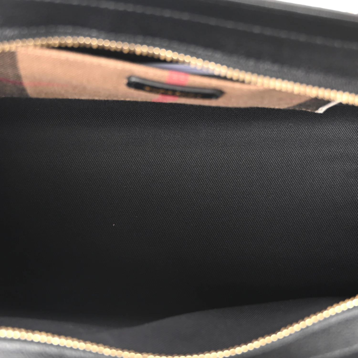 Calfskin Mega Check Small Banwell Tote Black - Image 5