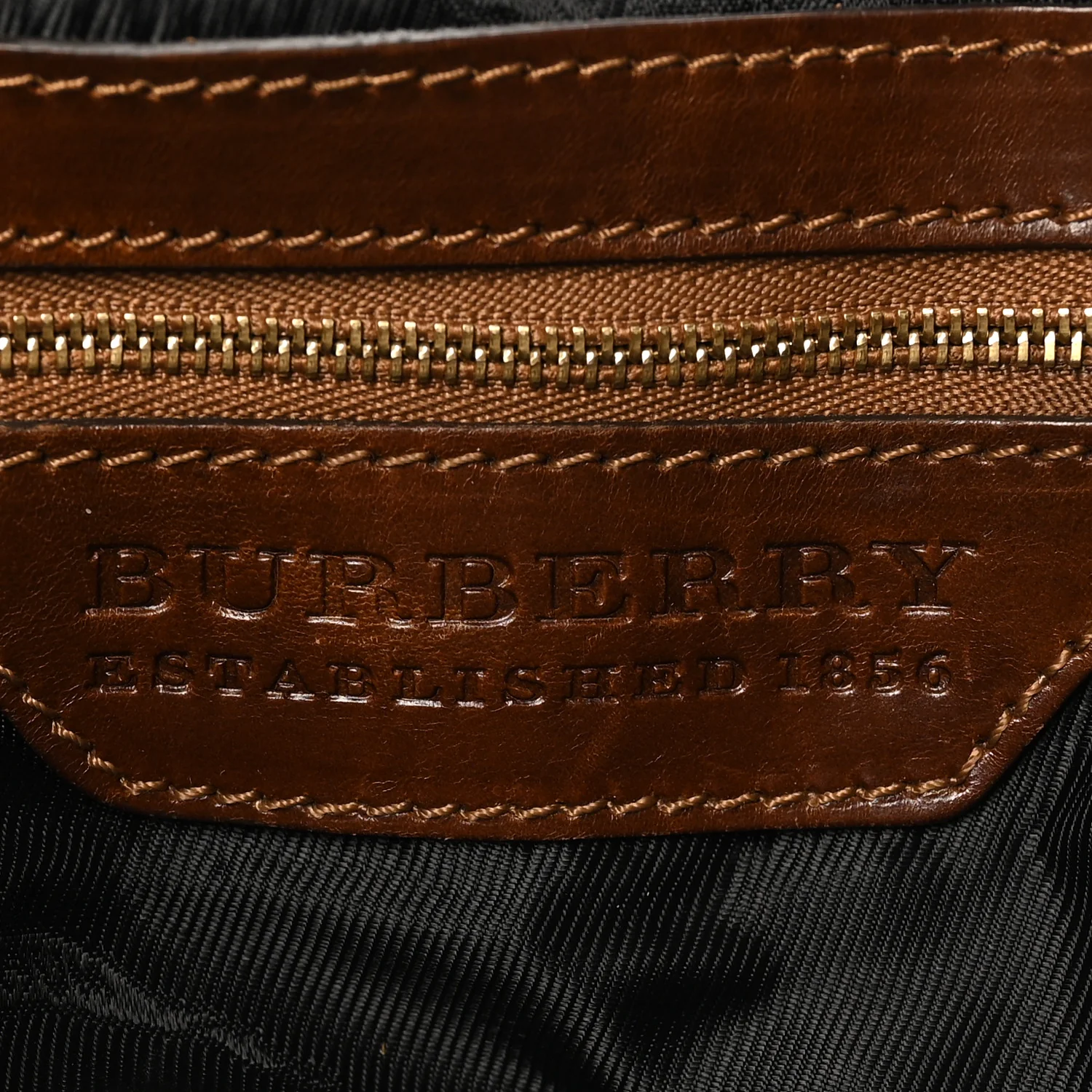 Calfskin Metal Stitch Lowry Brown - Image 6