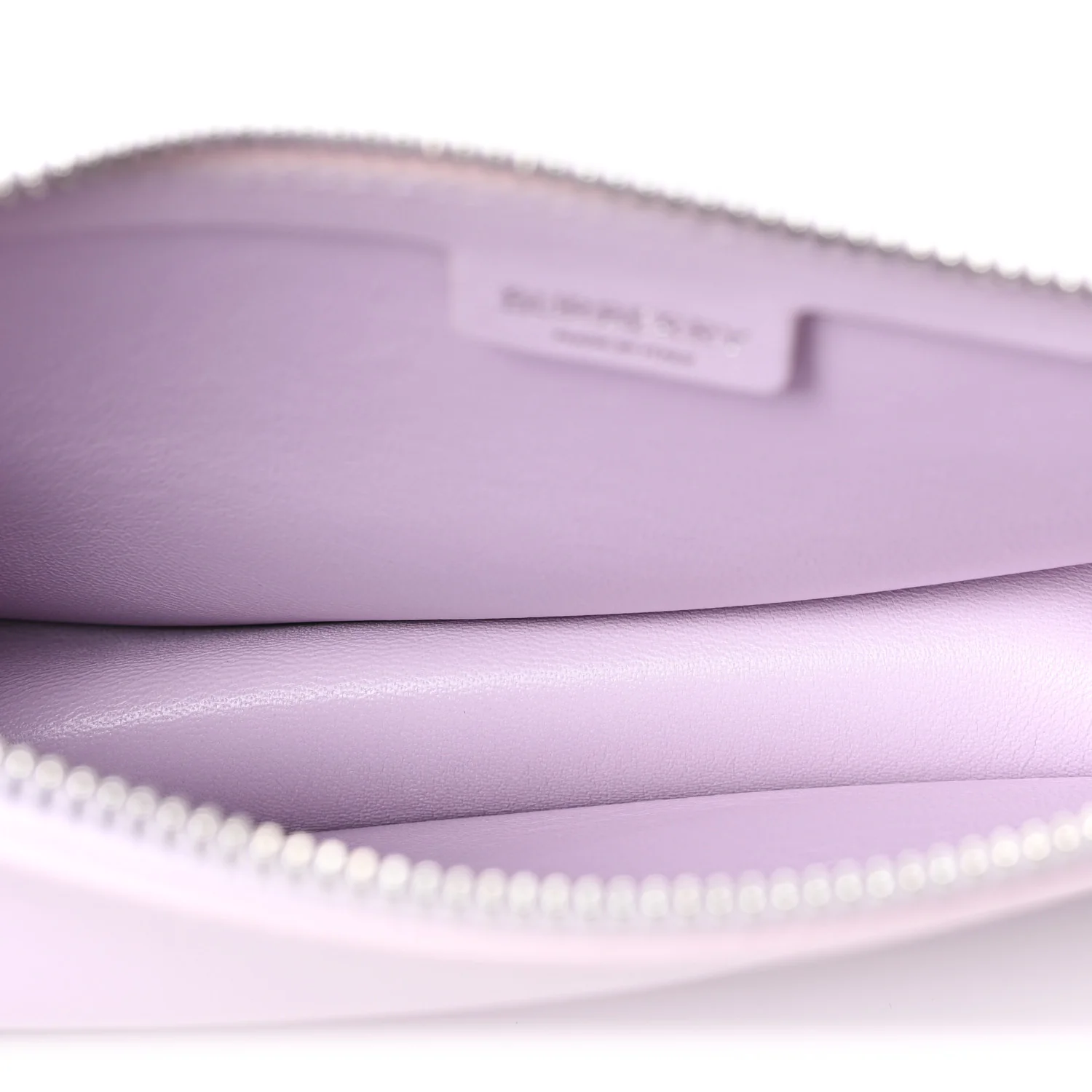 Calfskin Mini Shield Sling Bag Pale Lavender - Image 5