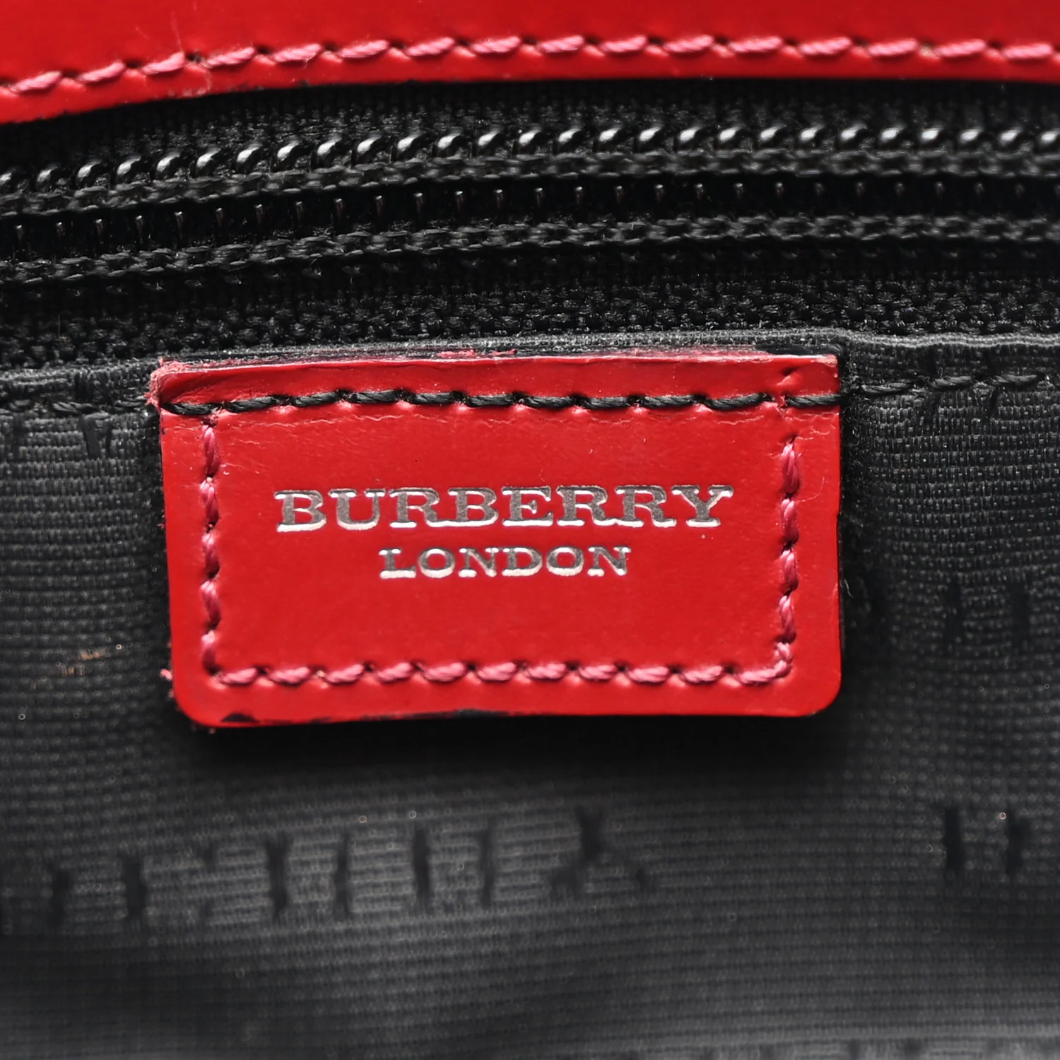 Calfskin Nova Check Flap Shoulder Bag Red - Image 6