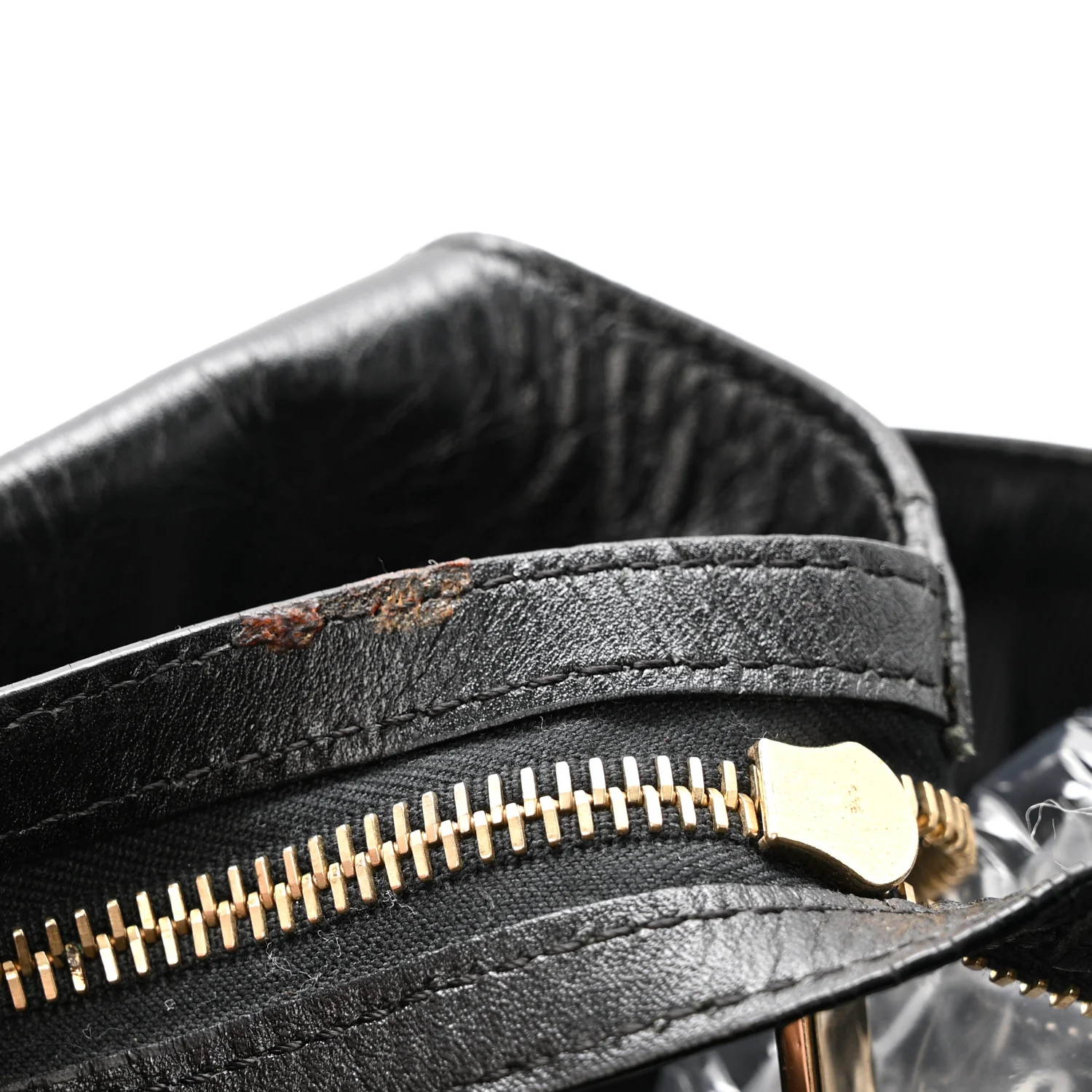Calfskin Quilted Large Manor Tote Black - Image 14