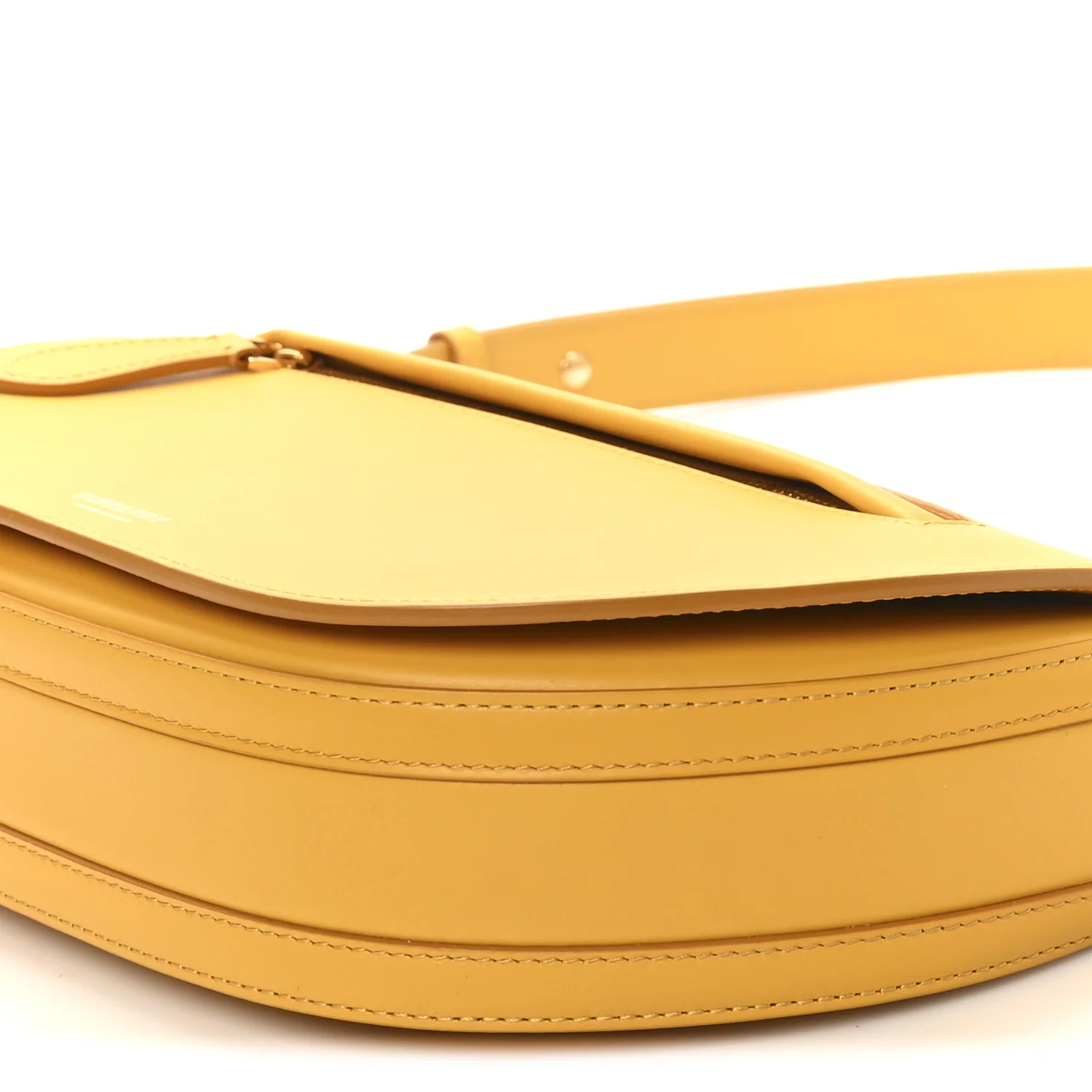 Calfskin Small Olympia Shoulder Bag Marigold - Image 9