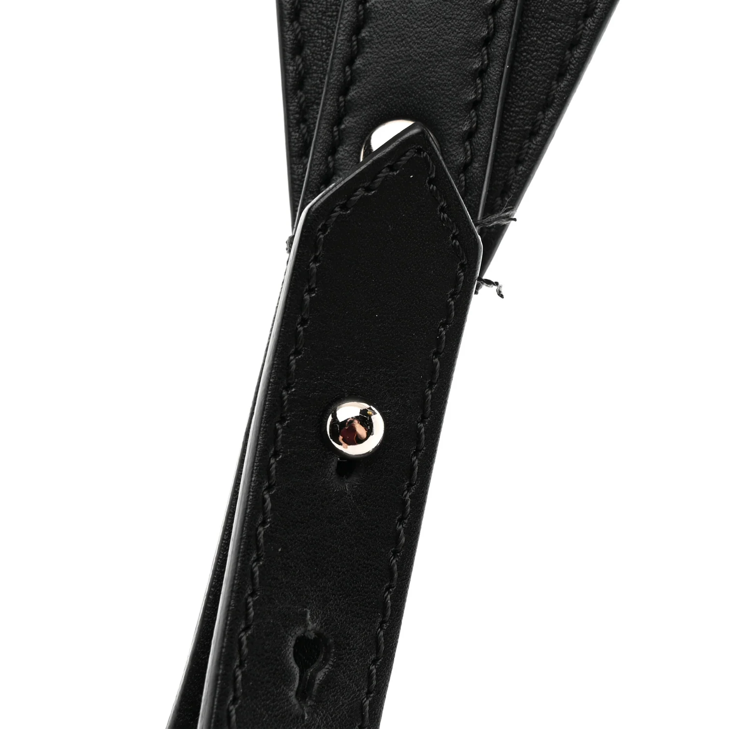 Calfskin Studded Dalston Shoulder Bag Black - Image 12