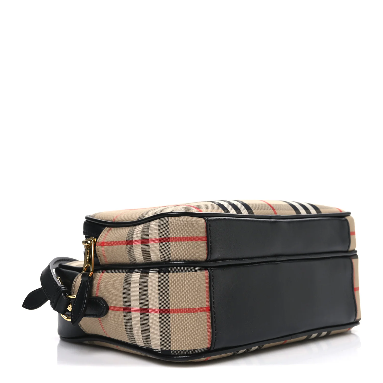 Calfskin Vintage Check Medium Camera Bag Archive Beige - Image 4