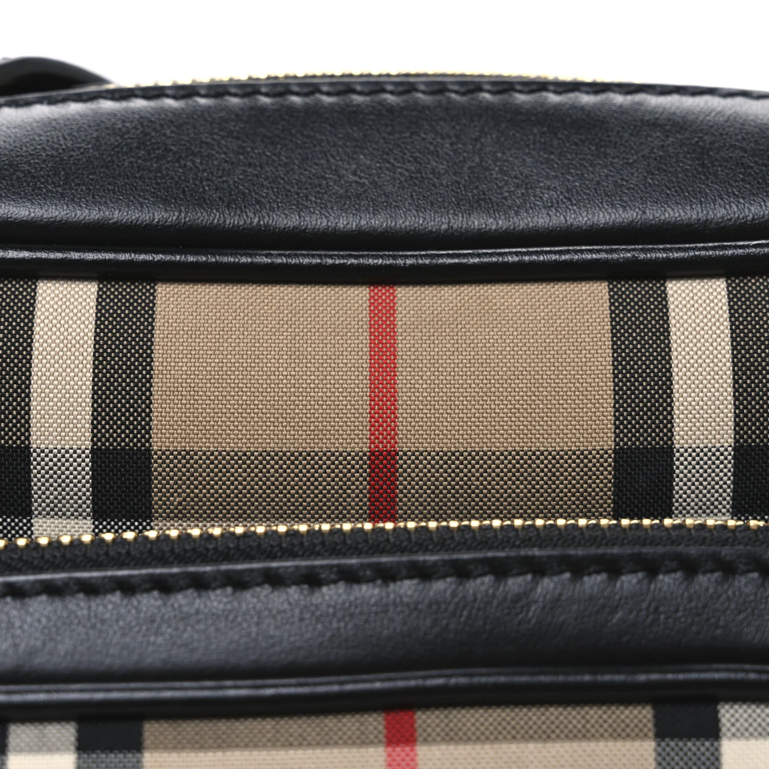 Calfskin Vintage Check Medium Camera Bag Archive Beige - Image 7