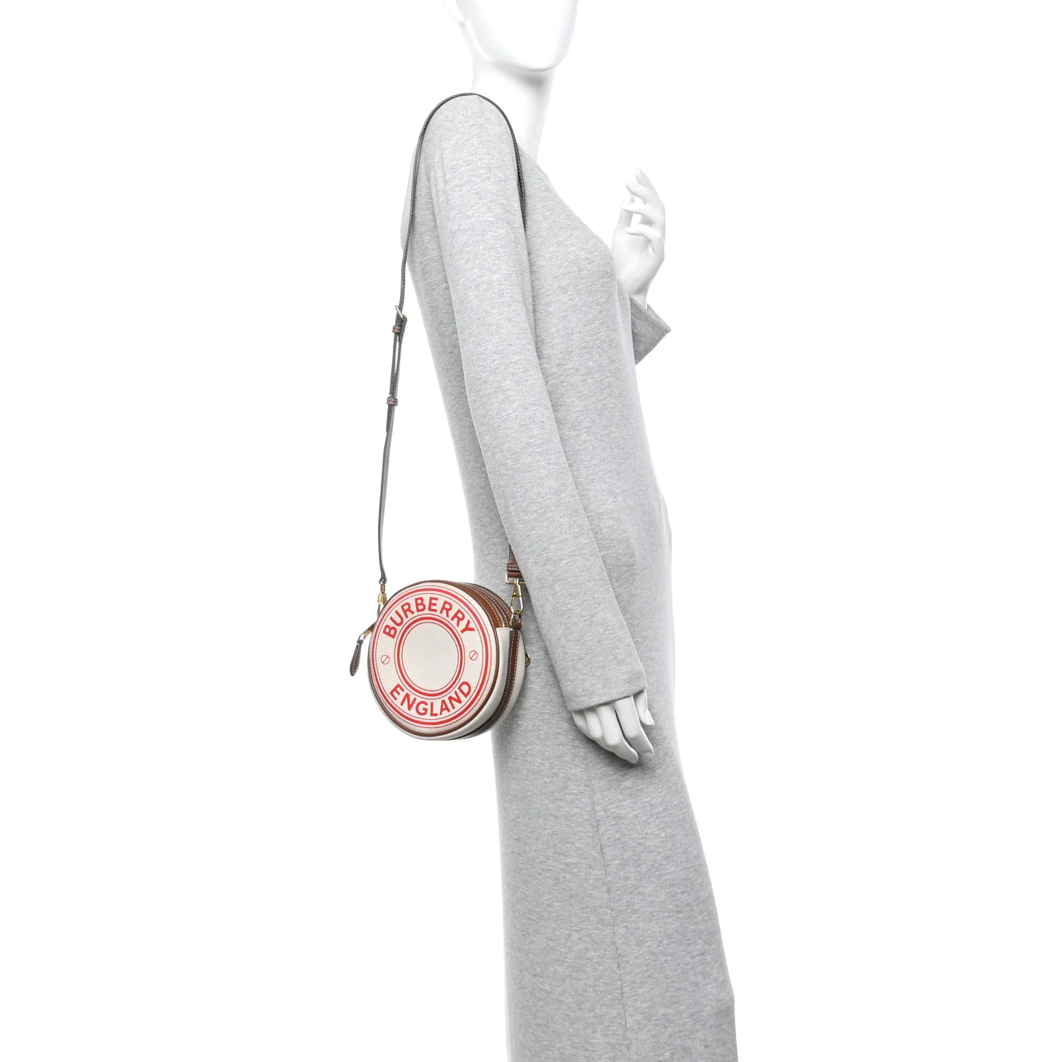Canvas Calfskin Louise Bag Natural - Image 2