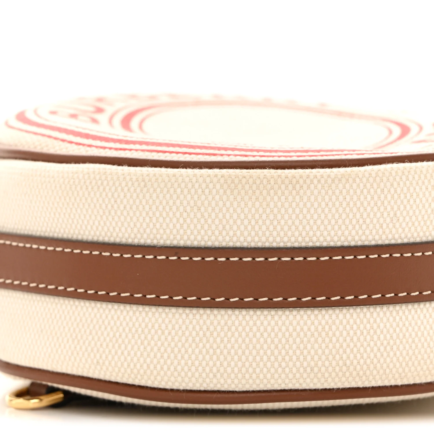 Canvas Calfskin Louise Bag Natural - Image 9