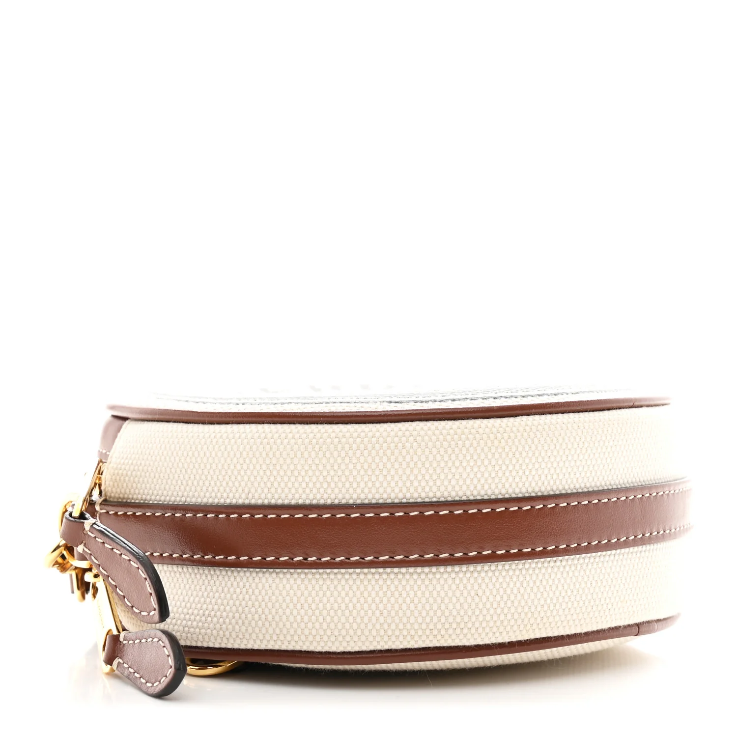 Canvas Calfskin Louise Bag Natural - Image 4
