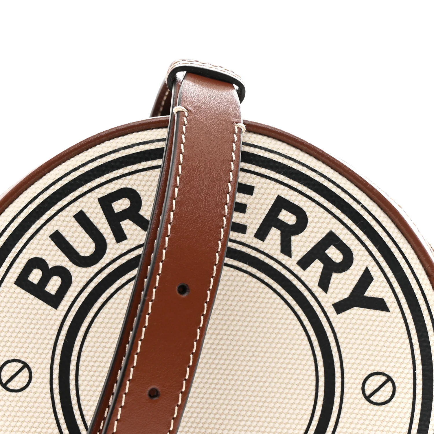 Canvas Calfskin Louise Bag Natural - Image 9