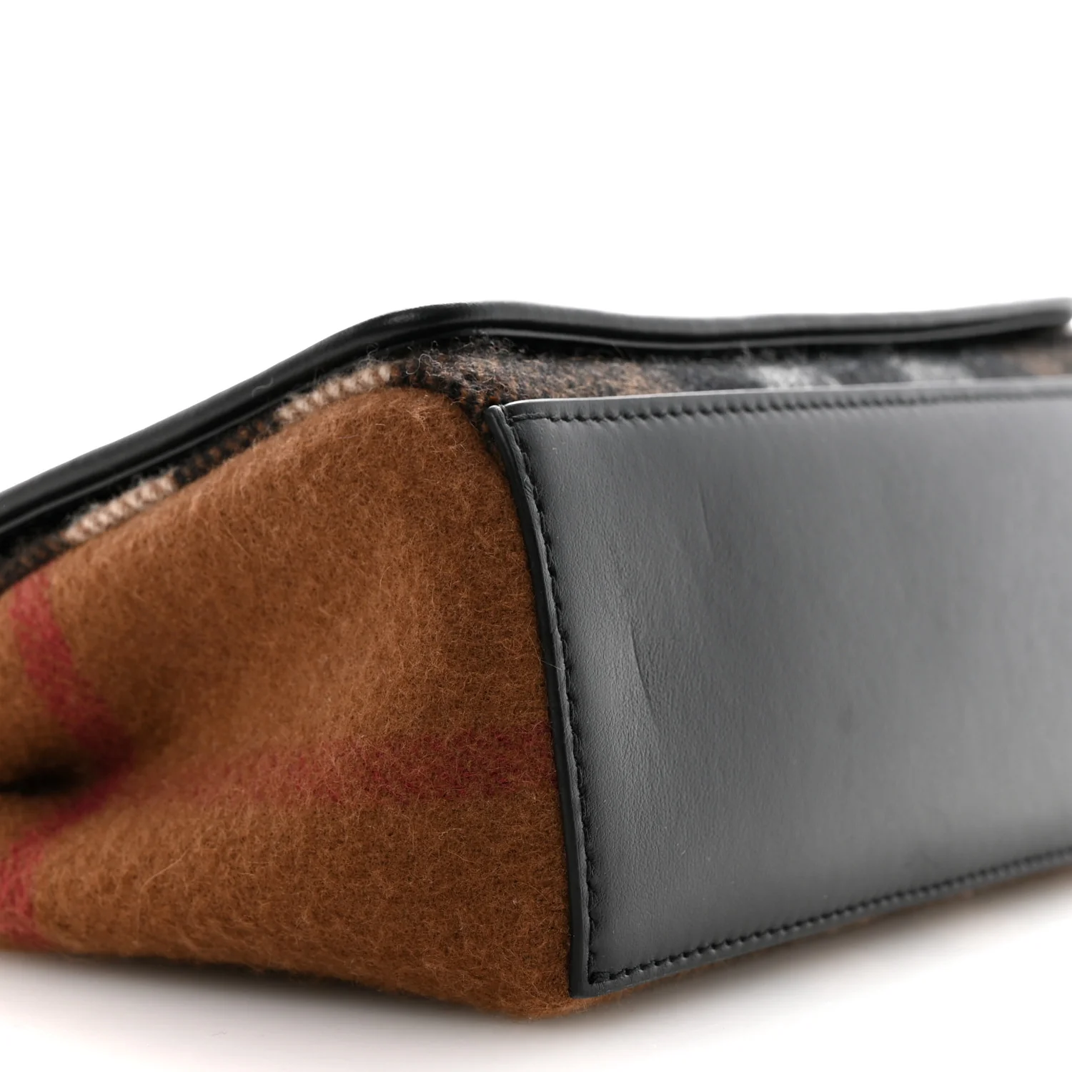 Cashmere Hackberry Check Note Medium Crossbody Bag Brown - Image 8