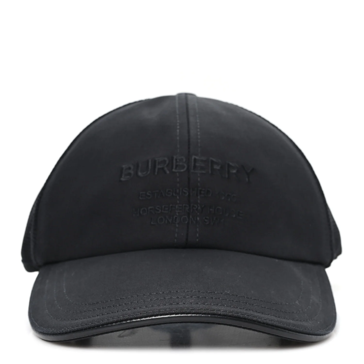 Cotton Mesh Horseferry Logo Baseball Cap L Black - Image 3