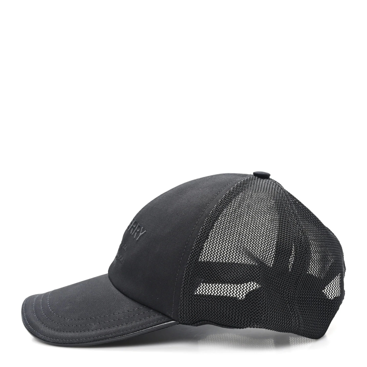 Cotton Mesh Horseferry Logo Baseball Cap L Black - Image 4