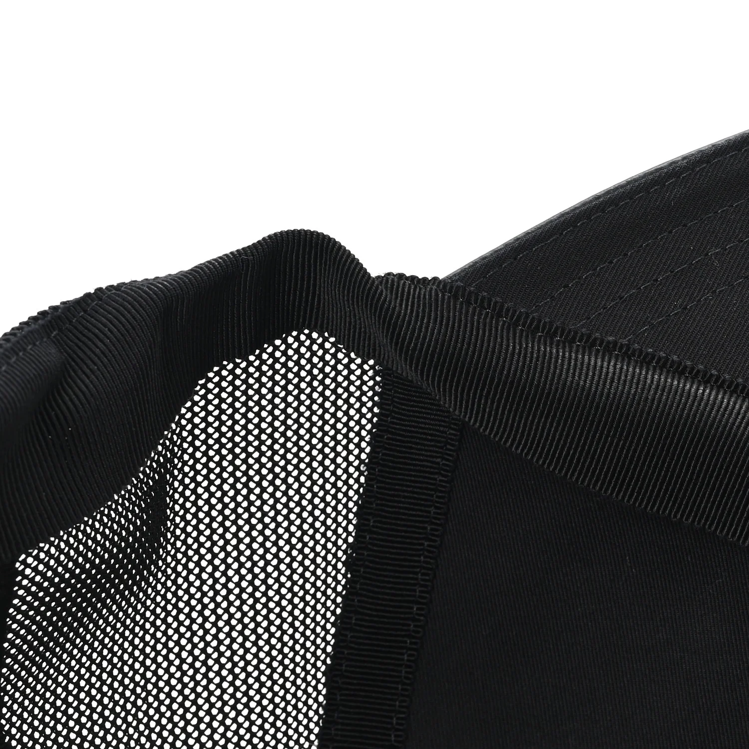 Cotton Mesh Horseferry Logo Baseball Cap L Black - Image 9