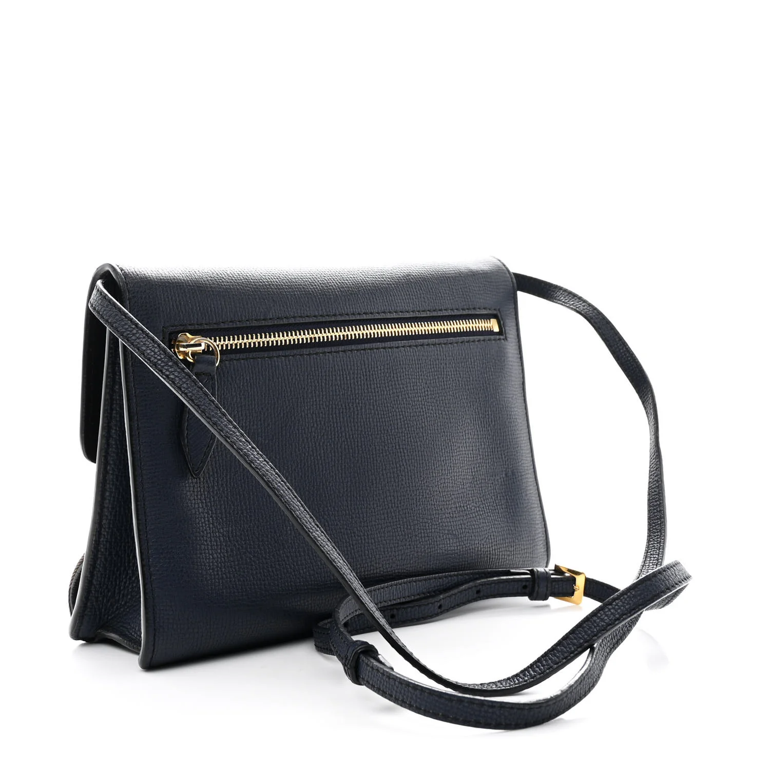 Derby Calfskin House Check Small Macken Crossbody Bag Ink Blue - Image 3