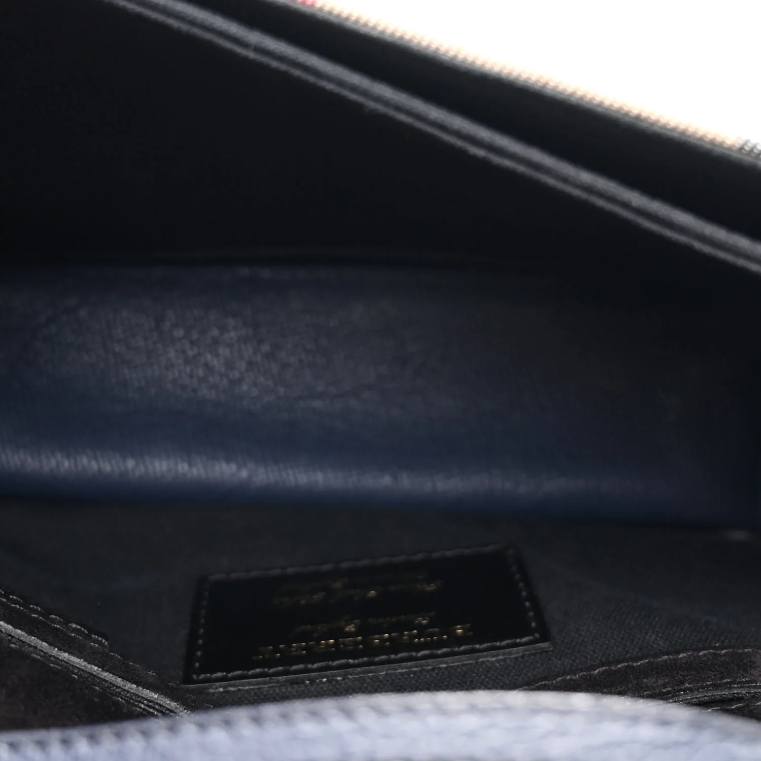 Derby Calfskin House Check Small Macken Crossbody Bag Ink Blue - Image 5