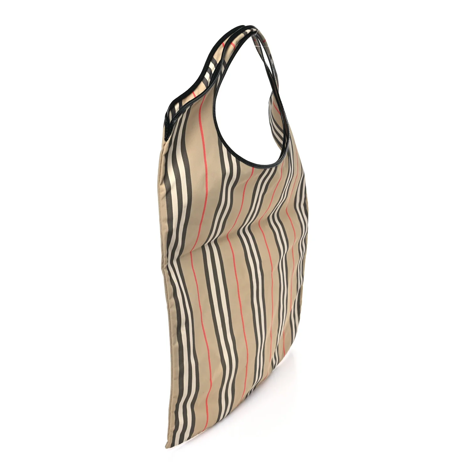 Econyl Icon Stripe Tote Archive Beige - Image 4
