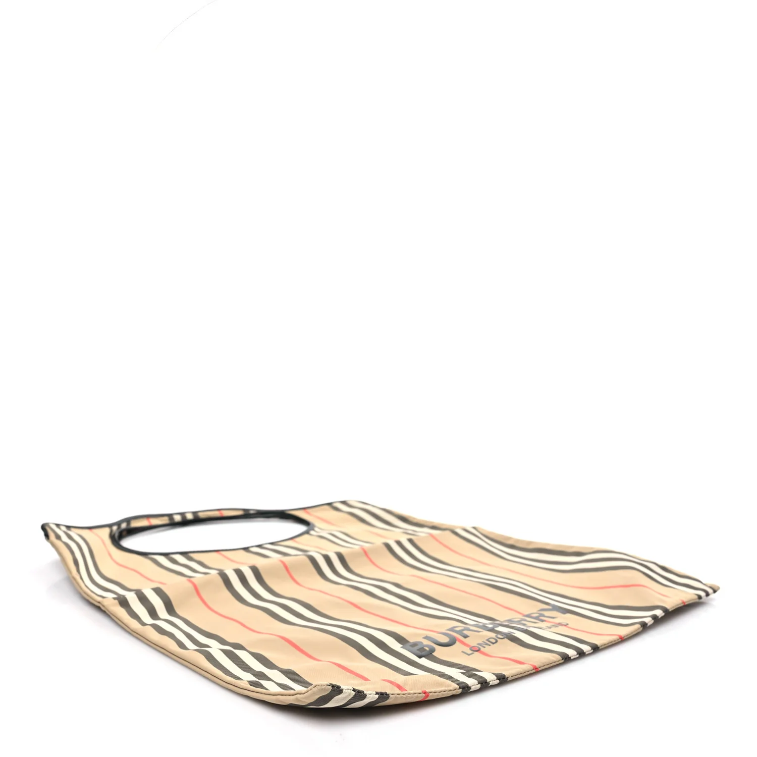 Econyl Icon Stripe Tote Archive Beige - Image 5