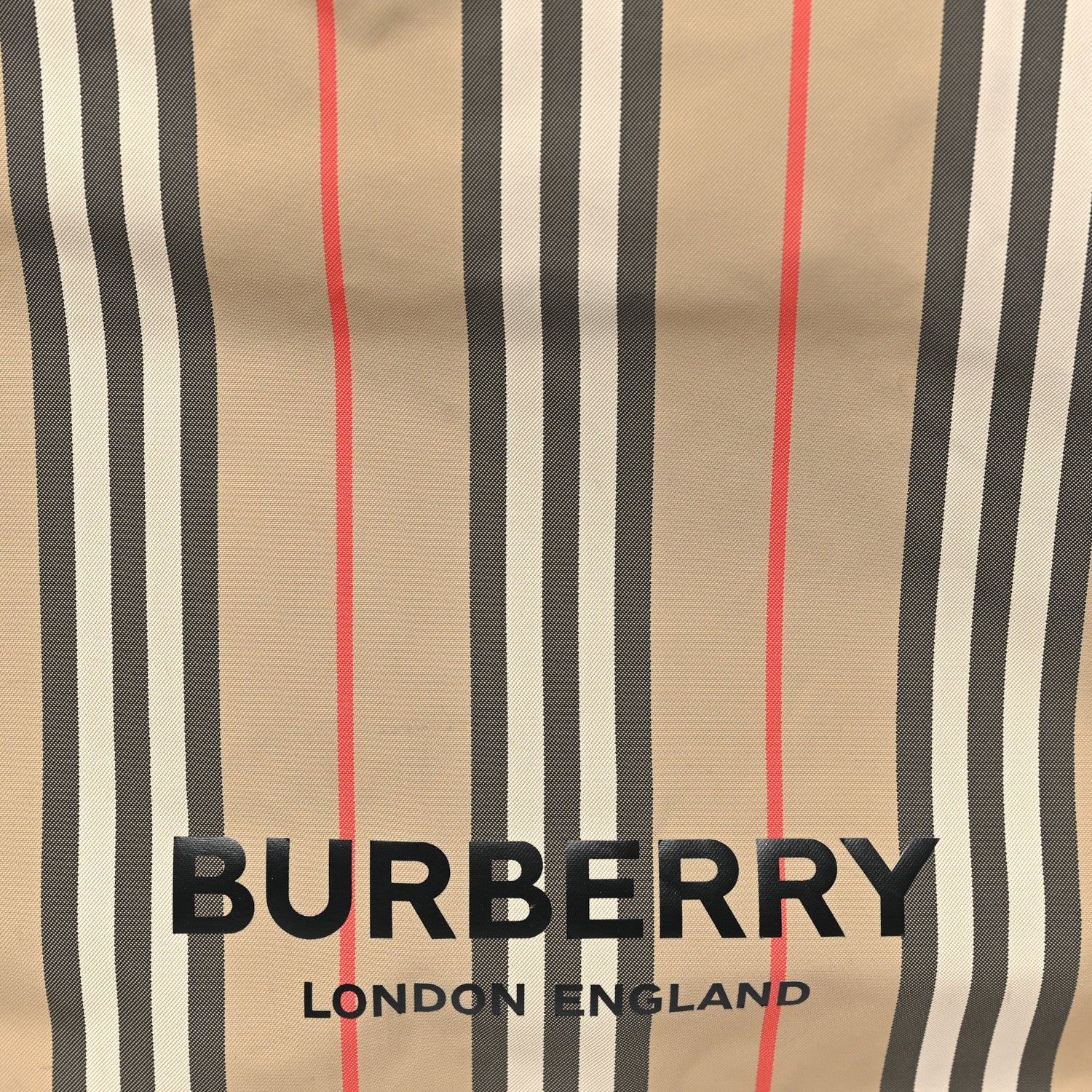 Econyl Icon Stripe Tote Archive Beige - Image 7