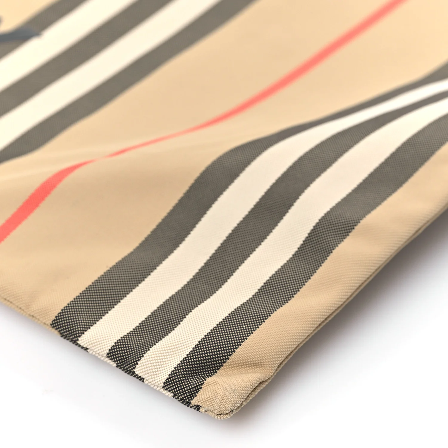 Econyl Icon Stripe Tote Archive Beige - Image 9