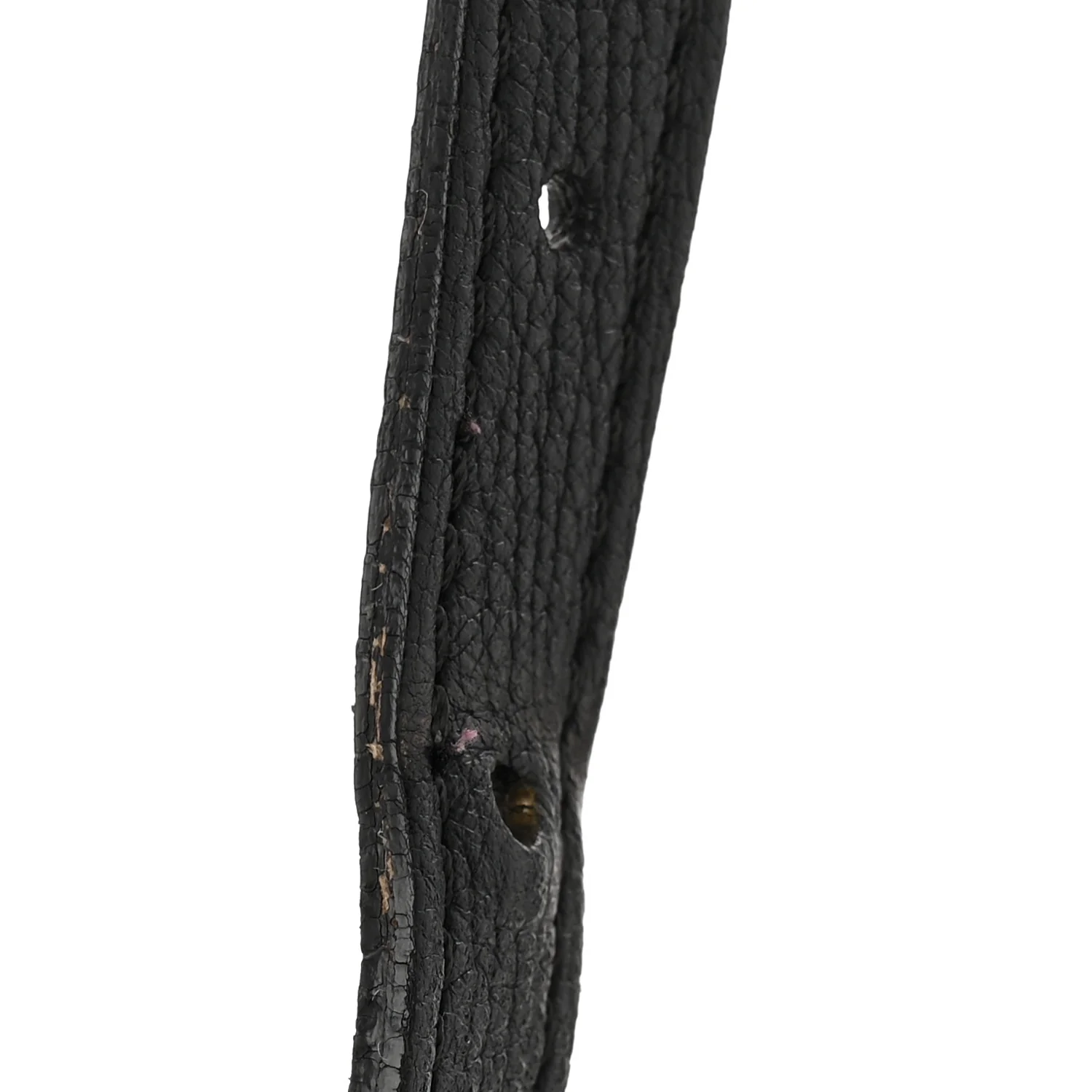 Grainy Calfskin House Check Small Canterbury Black - Image 11