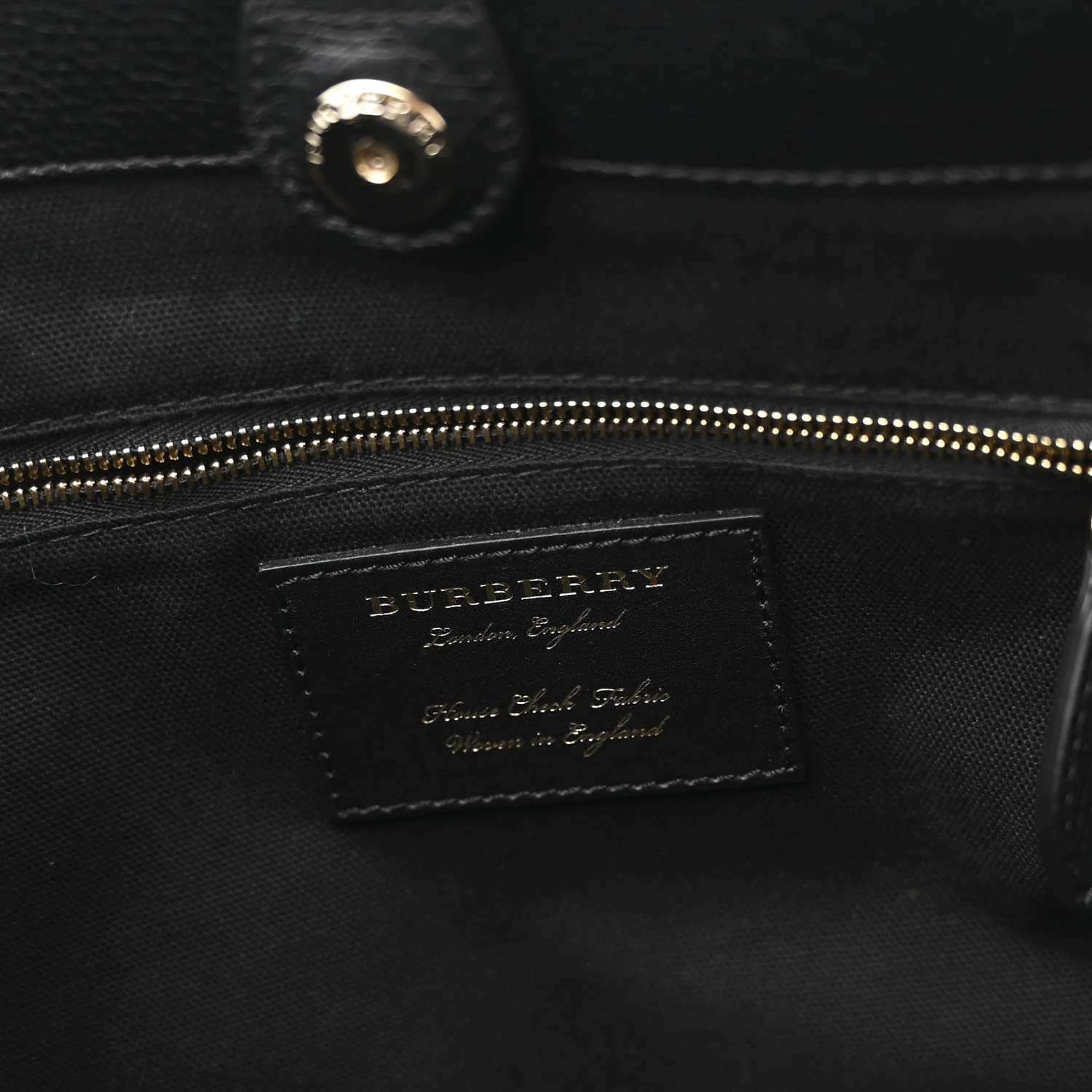 Grainy Calfskin House Check Small Canterbury Black - Image 6